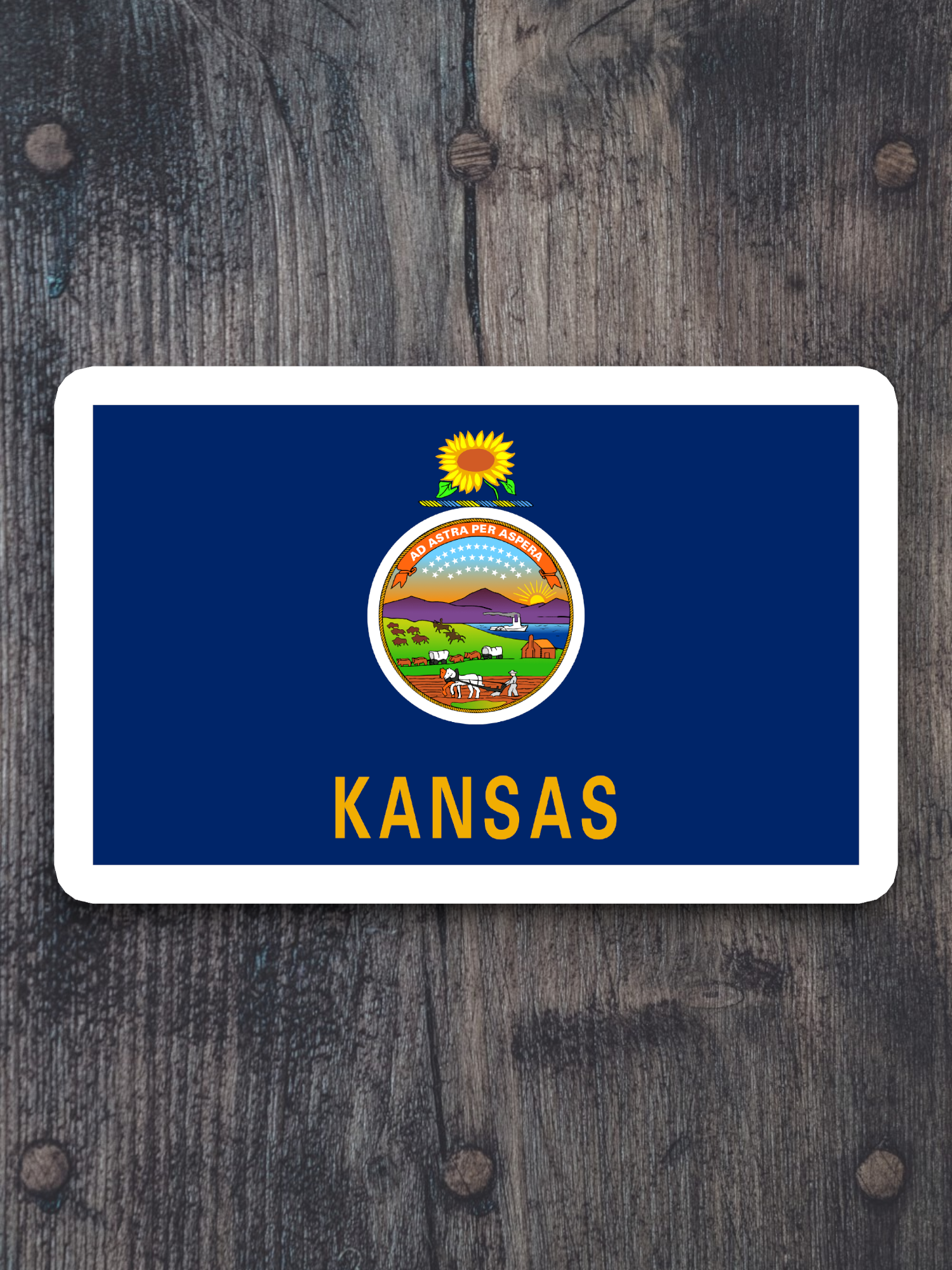 Kansas Flag - State Flag Sticker