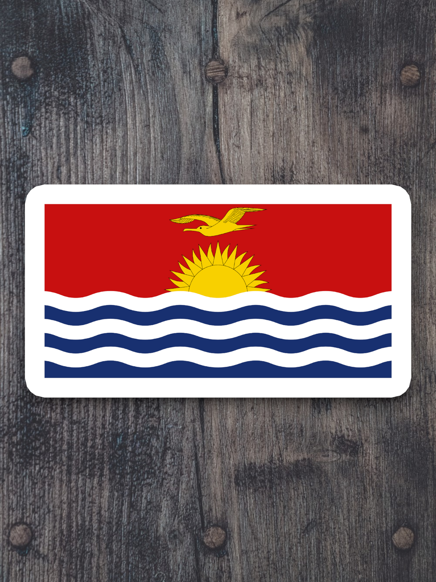 Kiribati Flag - International Country Flag Sticker