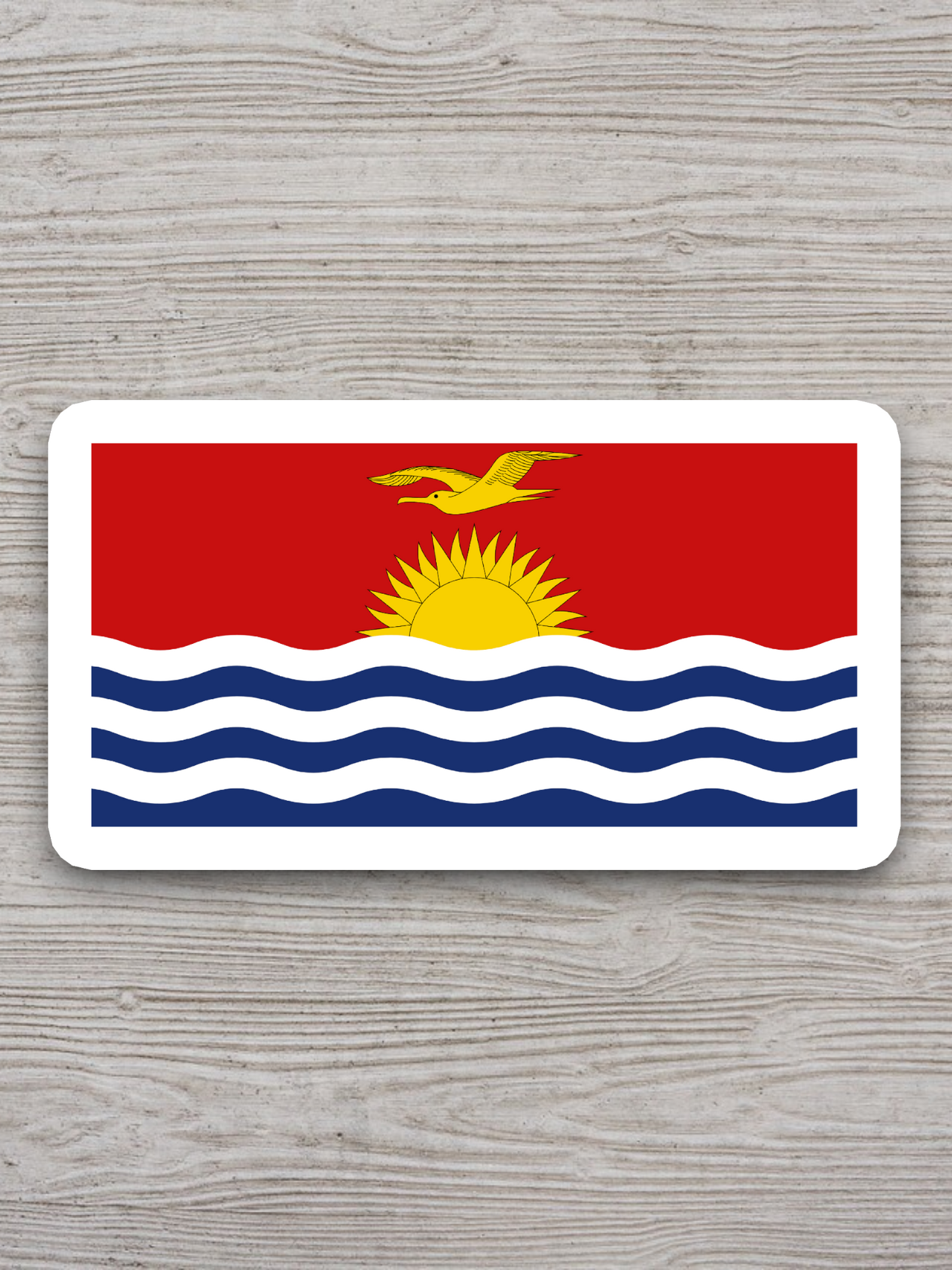 Kiribati Flag - International Country Flag Sticker