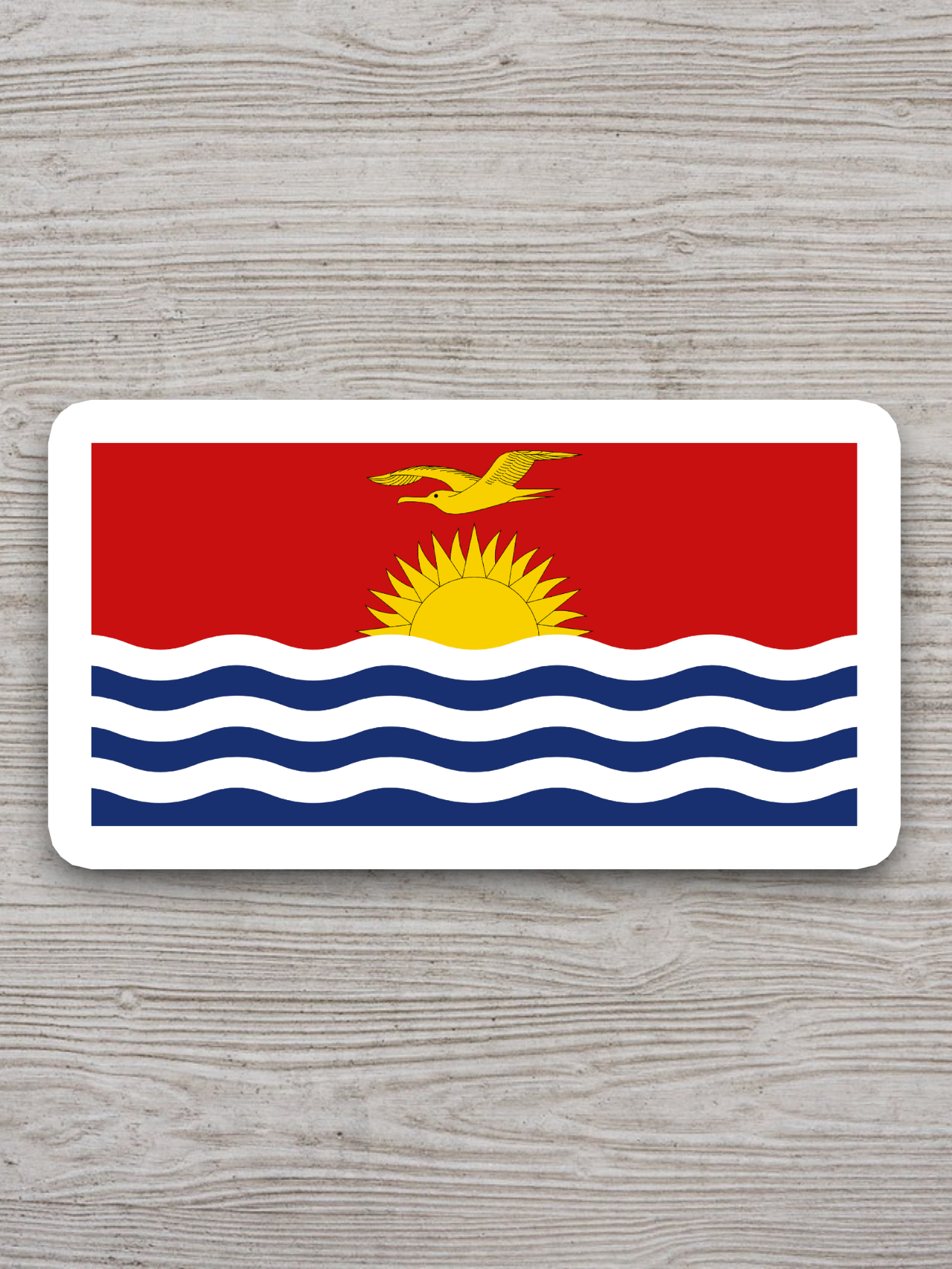 Kiribati Flag - International Country Flag Sticker