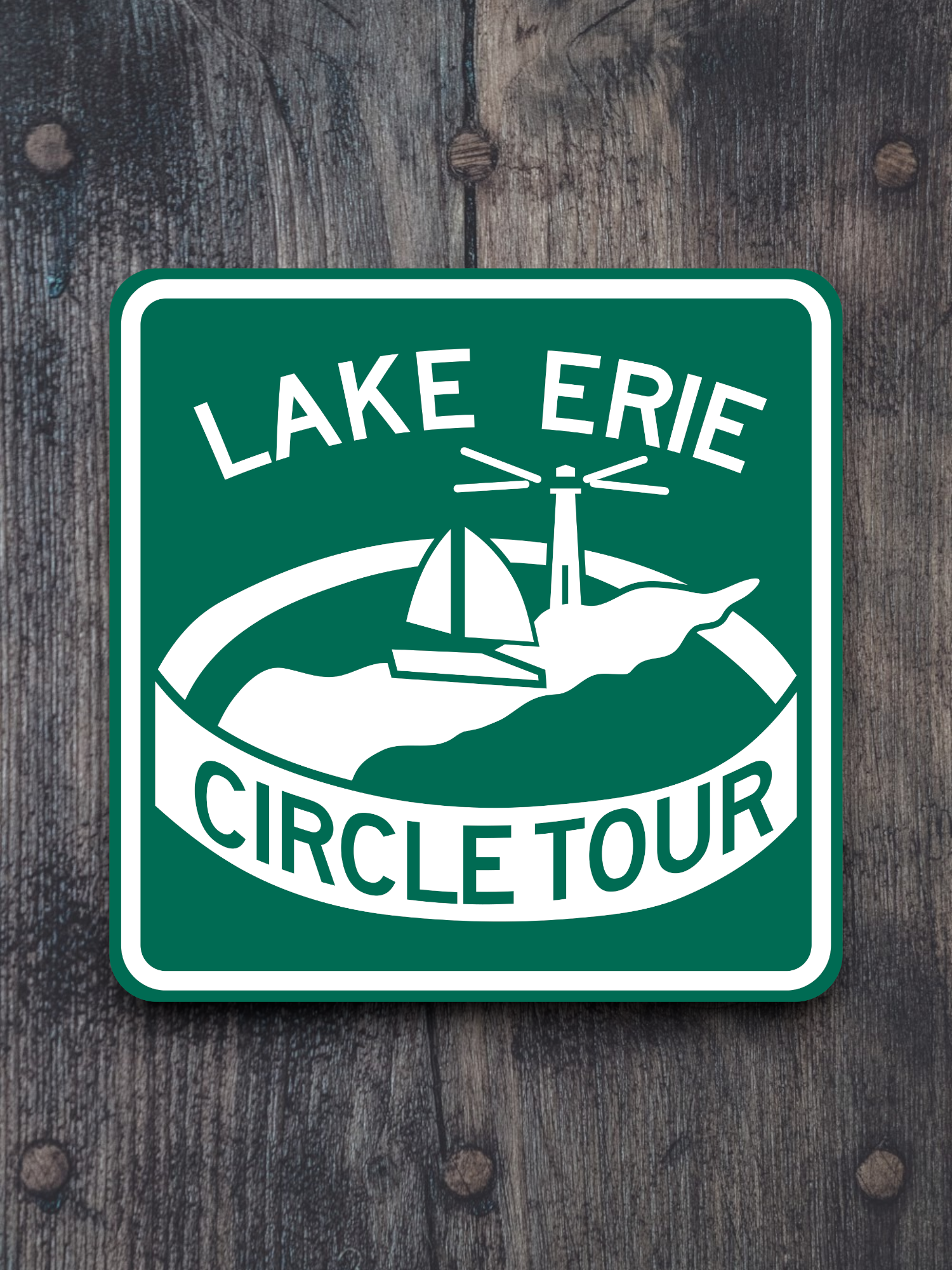 Lake Erie Circle Tour Sticker