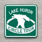 Lake Huron Circle Tour Sticker