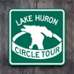 Lake Huron Circle Tour Sticker