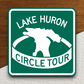 Lake Huron Circle Tour Sticker