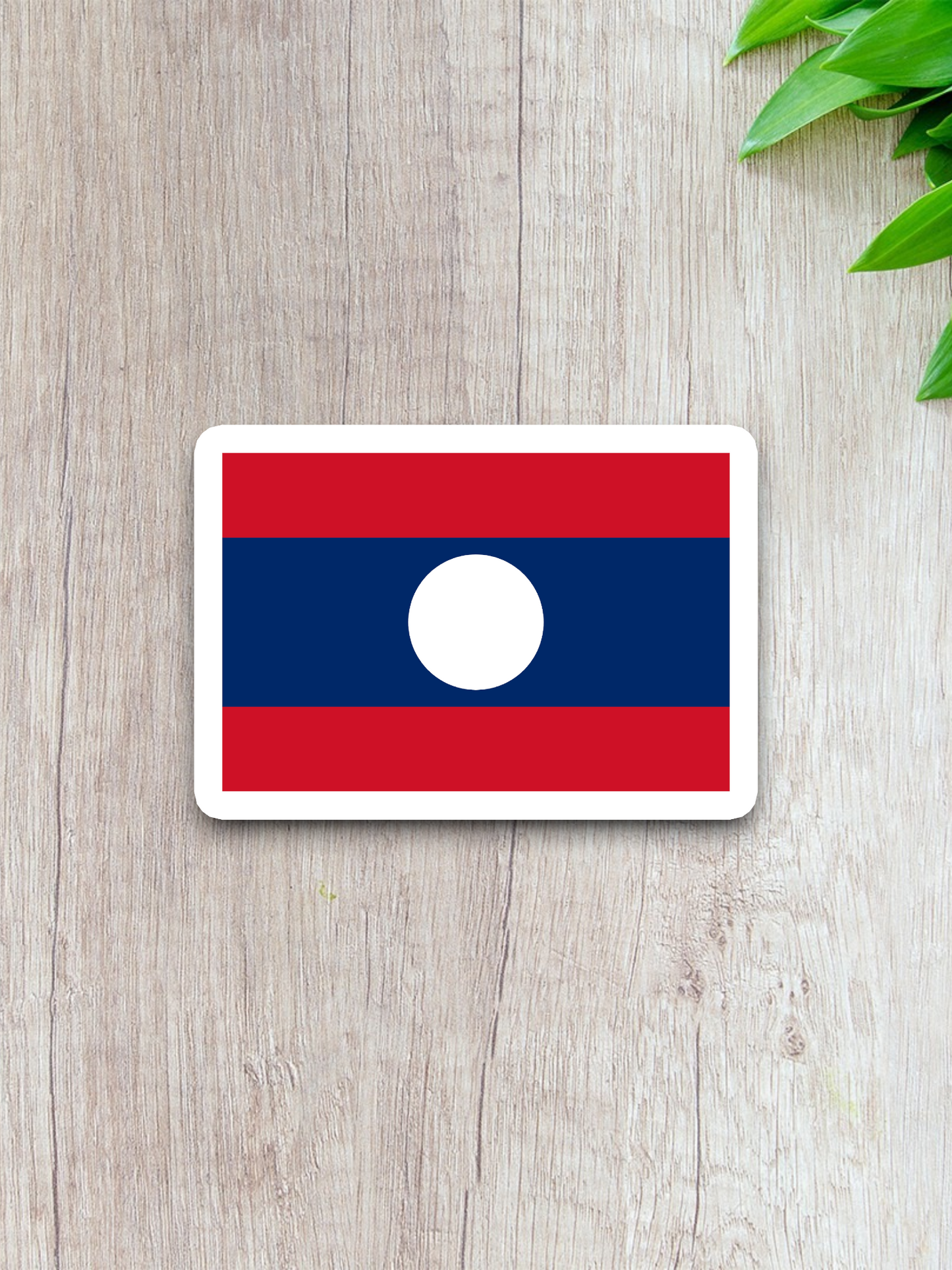Laos Flag - International Country Flag Sticker