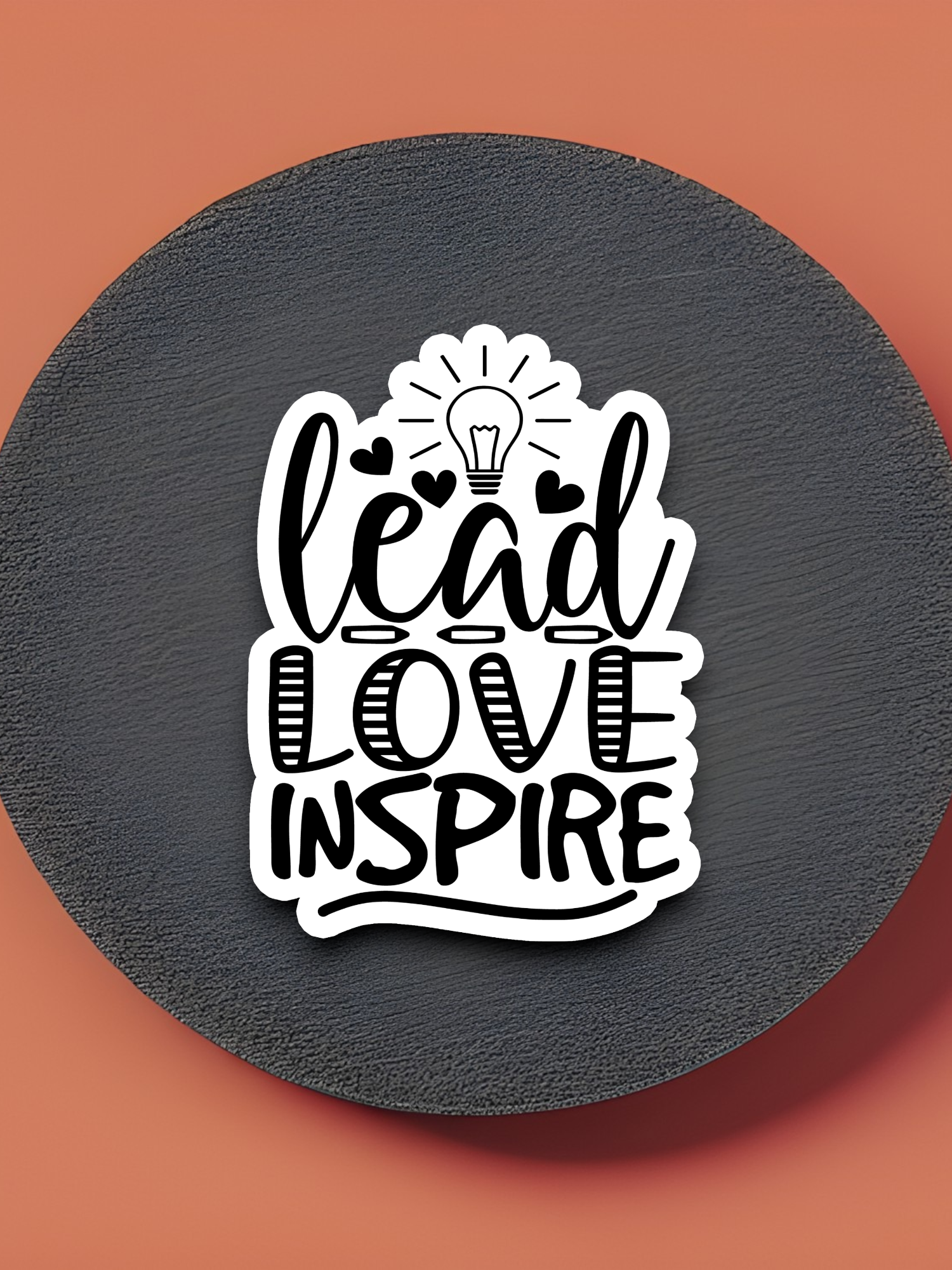 Lead Love Inspire Sticker