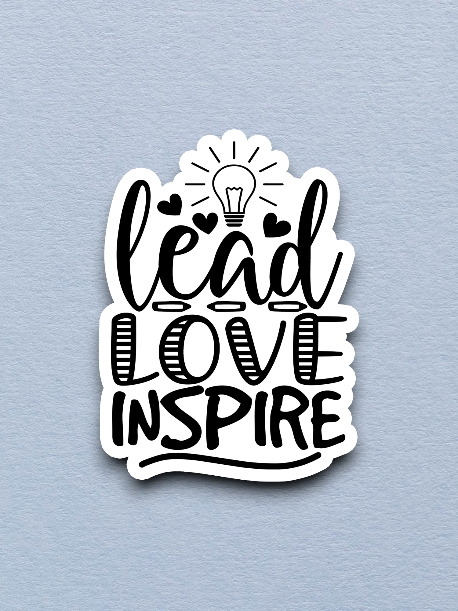 Lead Love Inspire Sticker