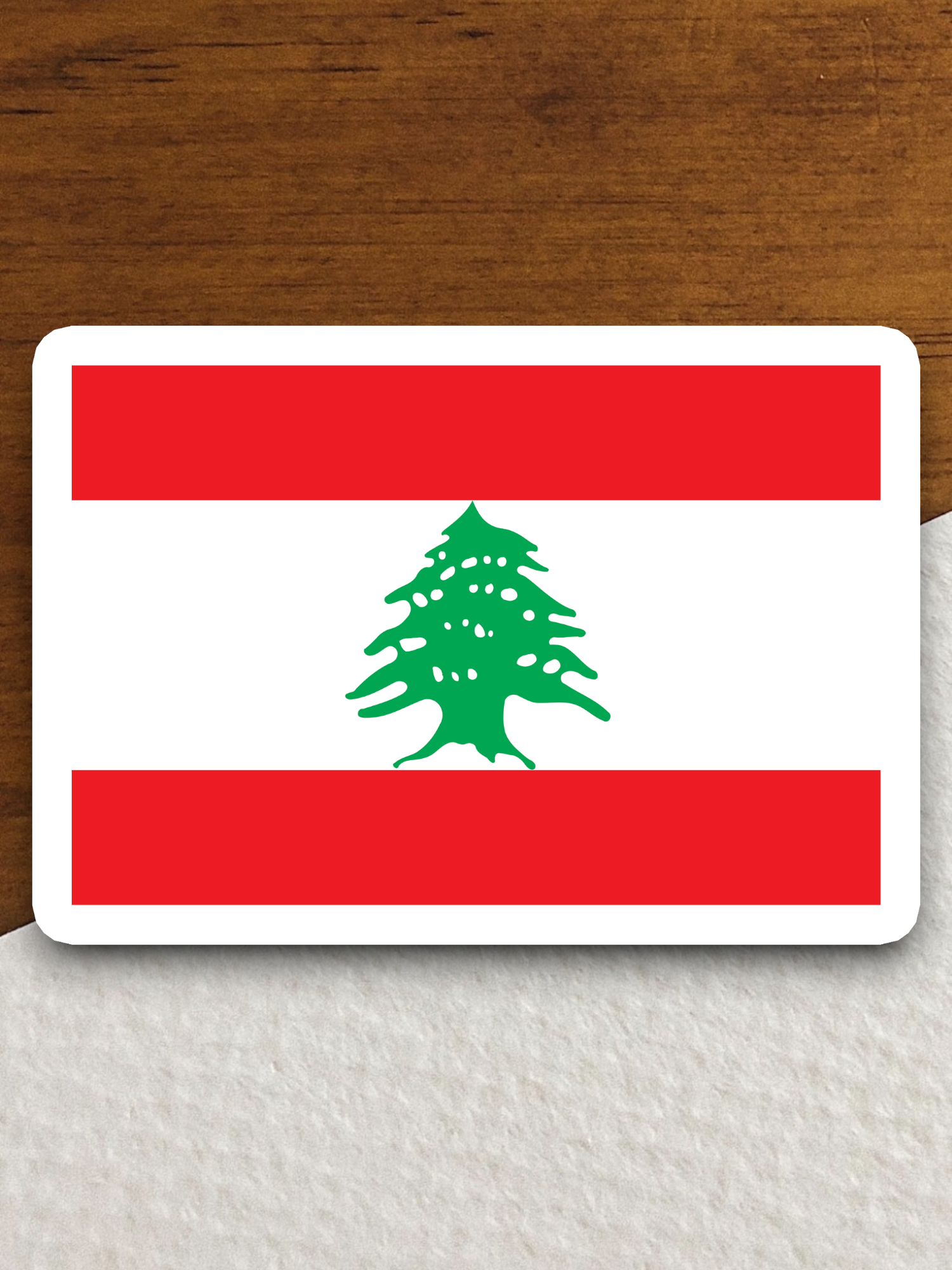 Lebanon Flag - International Country Flag Sticker