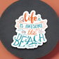 Life is Awesome on the Beach Travel Sticker