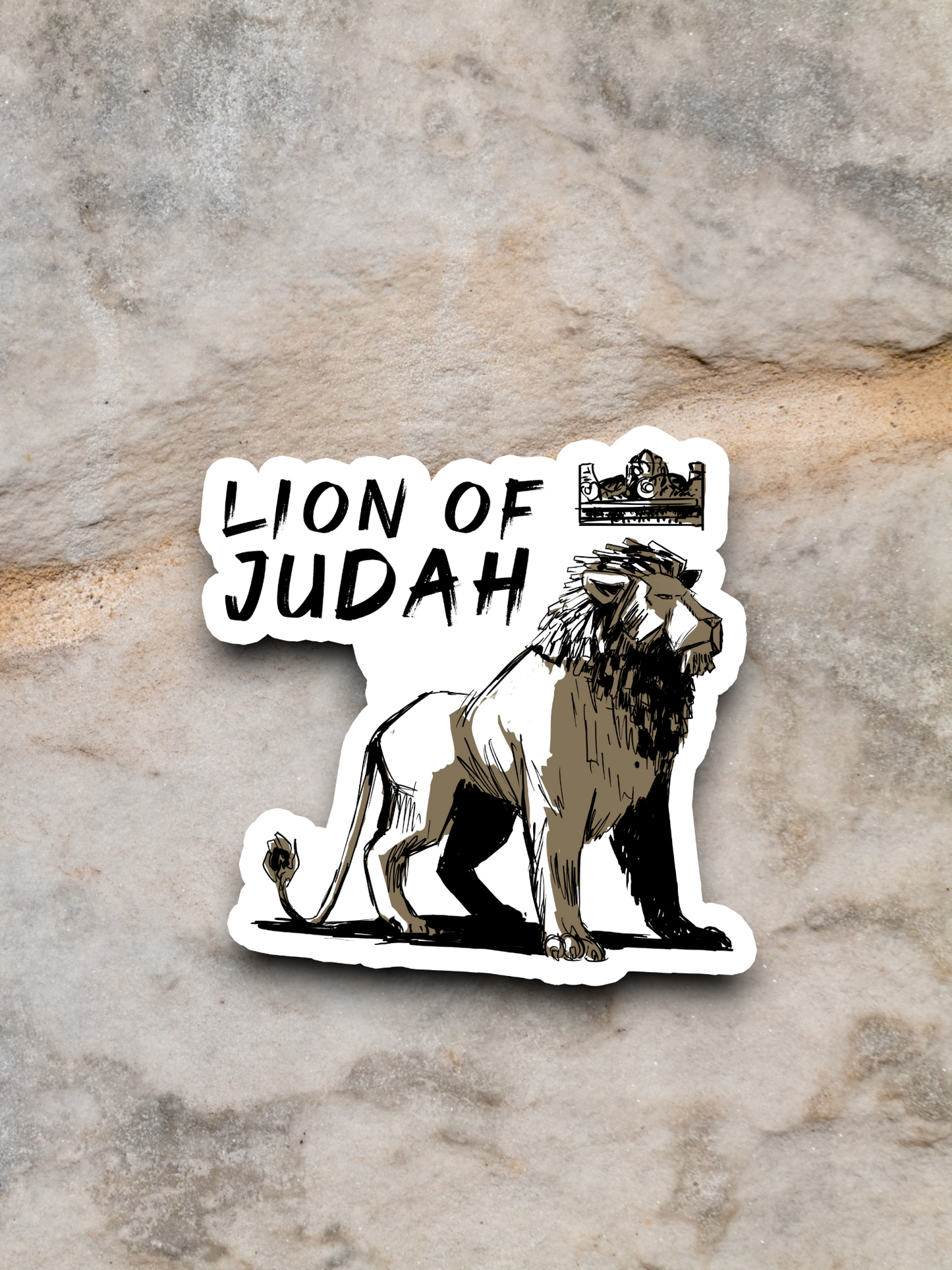 Lion of Judah Faith Sticker