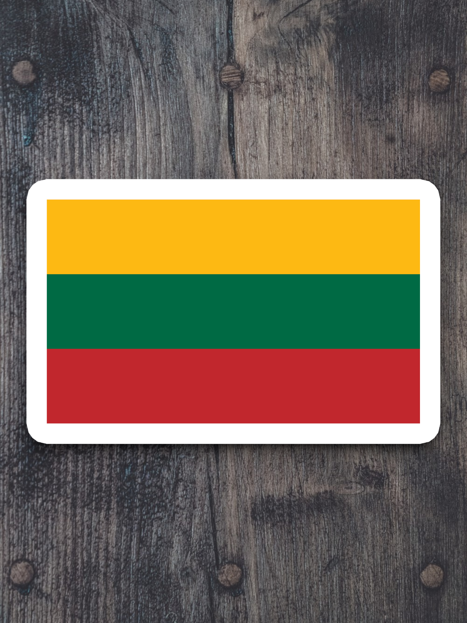 Lithuania Flag - International Country Flag Sticker