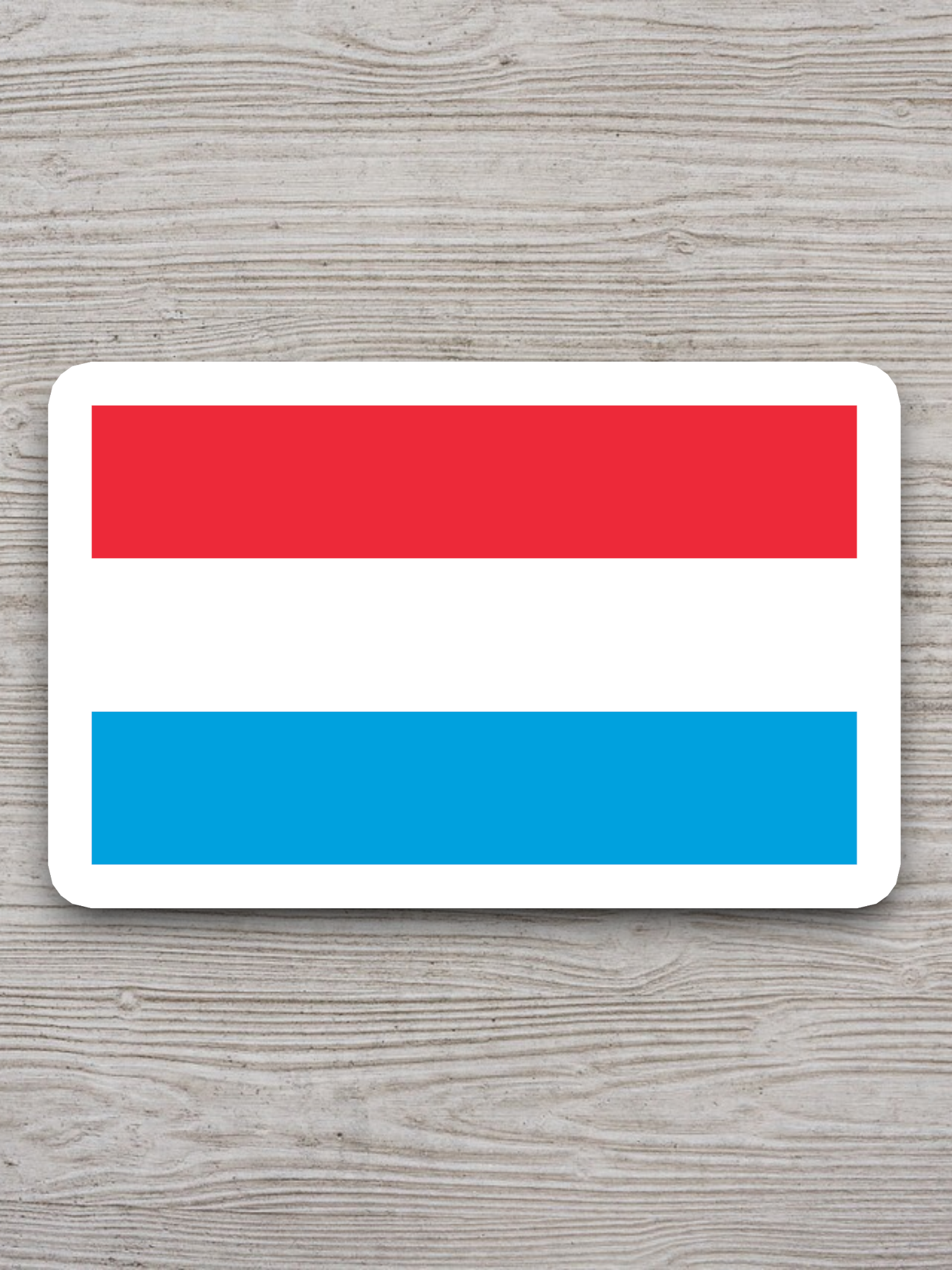 Luxembourg Flag - International Country Flag Sticker