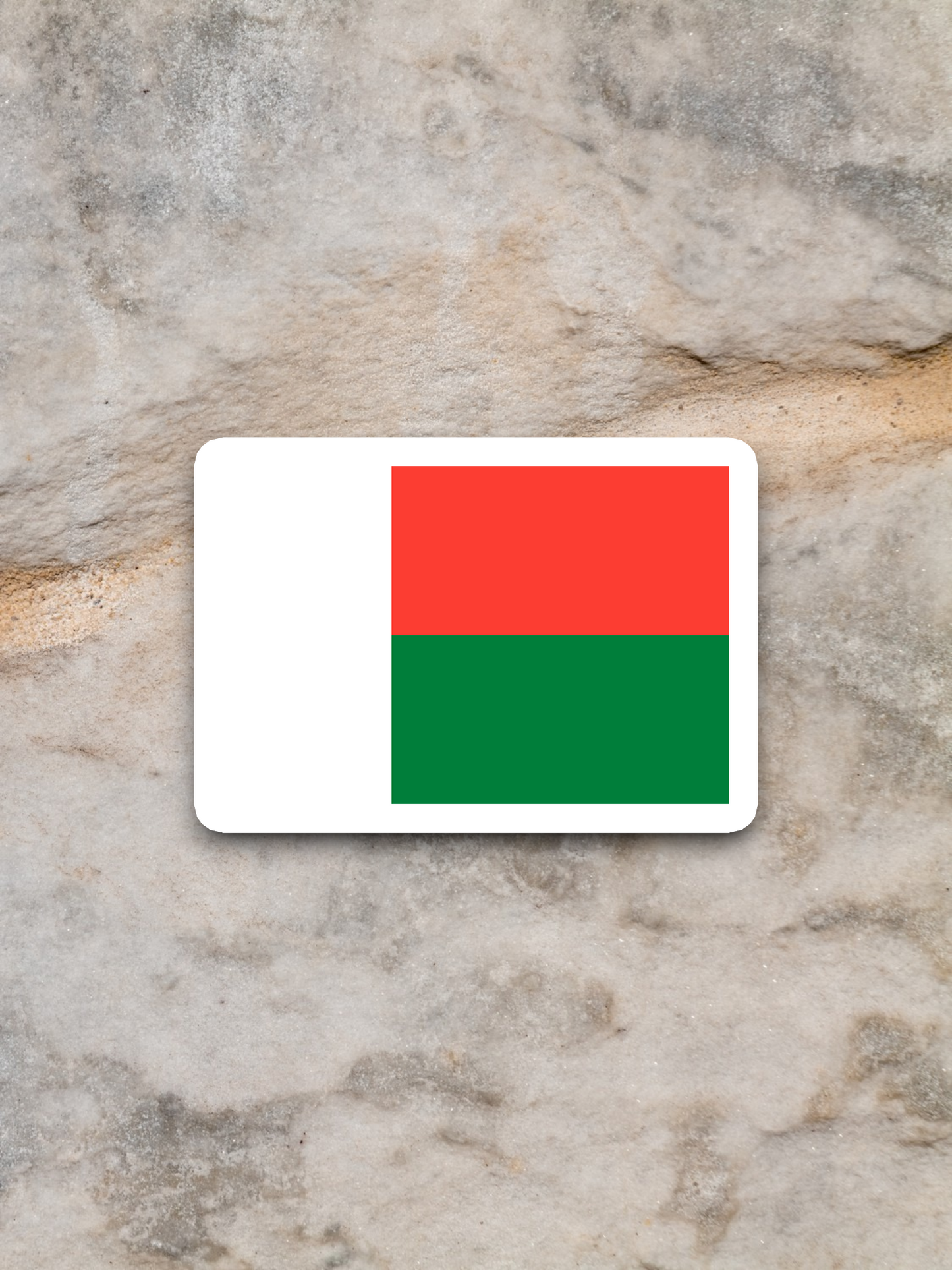 Madagascar Flag - International Country Flag Sticker