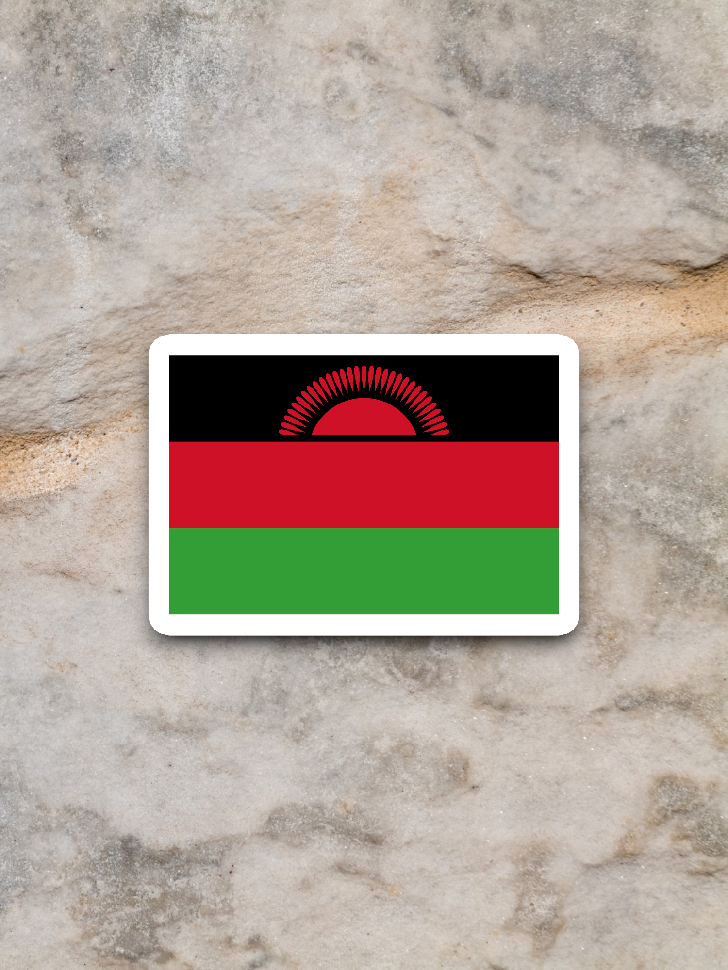 Malawi Flag - International Country Flag Sticker