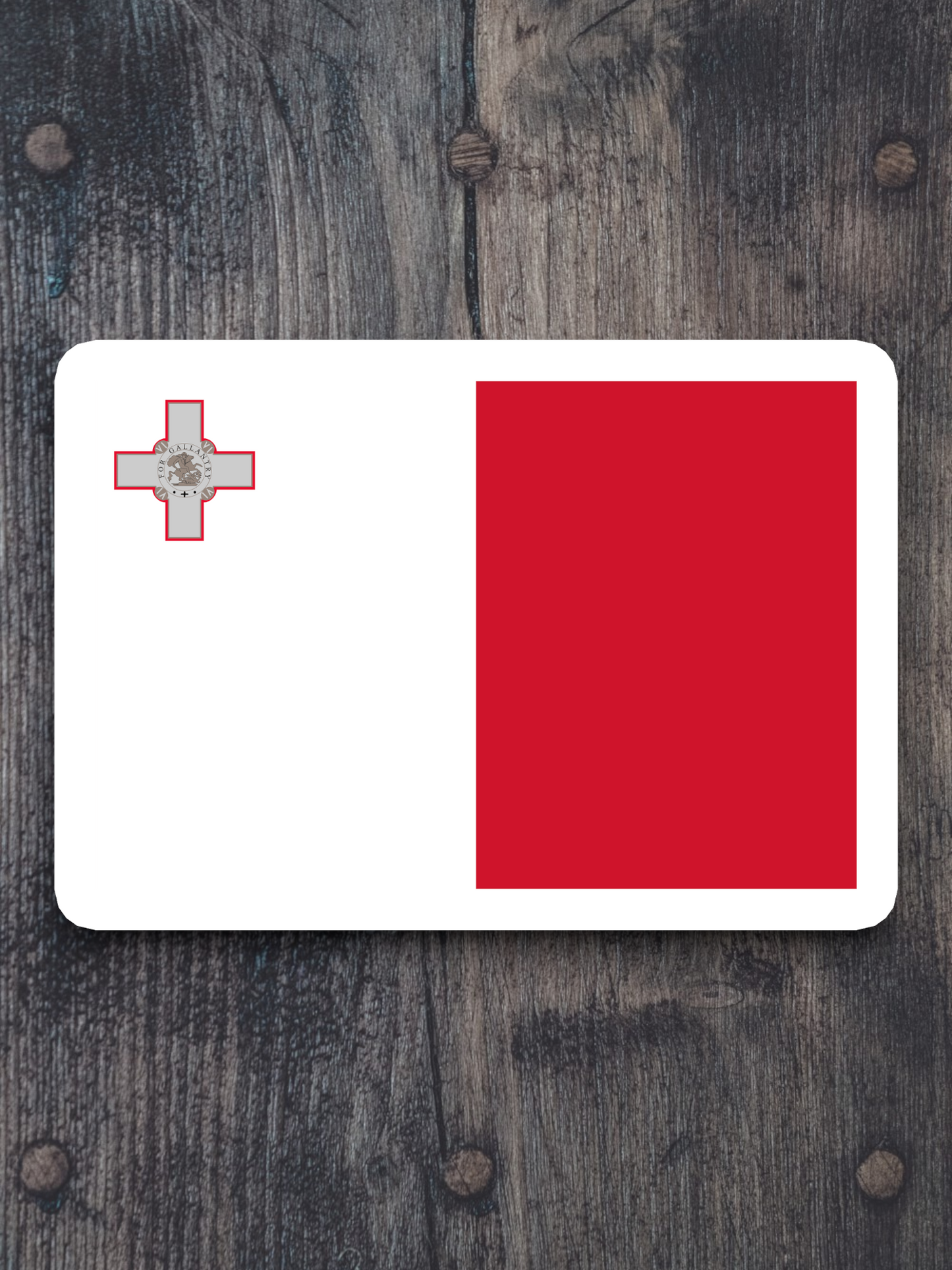 Malta Flag - International Country Flag Sticker