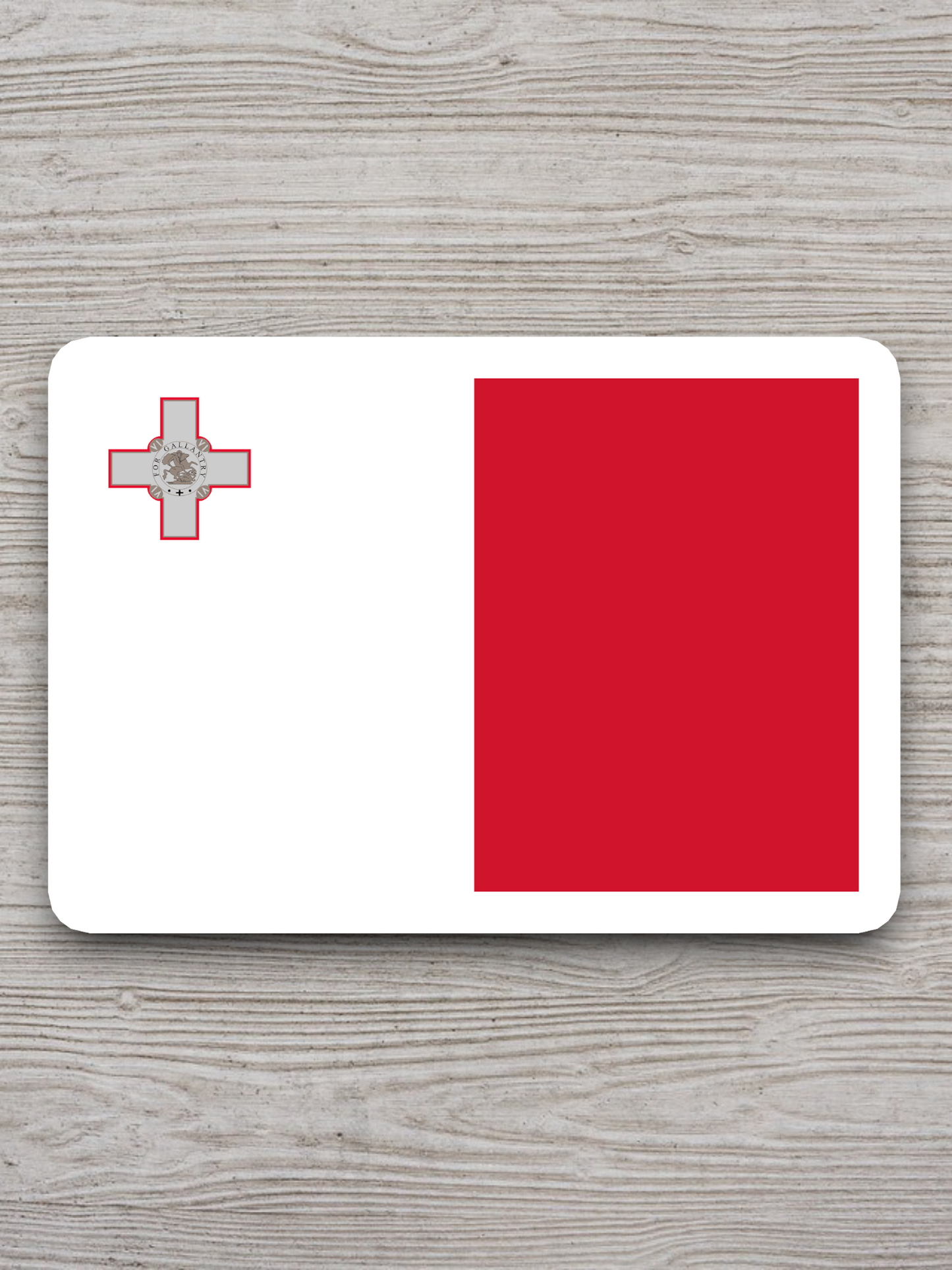 Malta Flag - International Country Flag Sticker