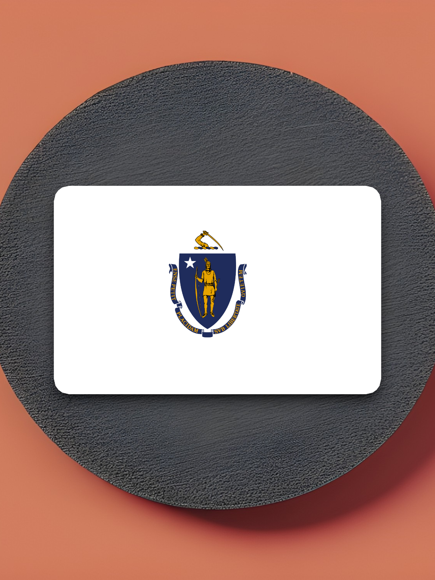 Massachusetts Flag - State Flag Sticker