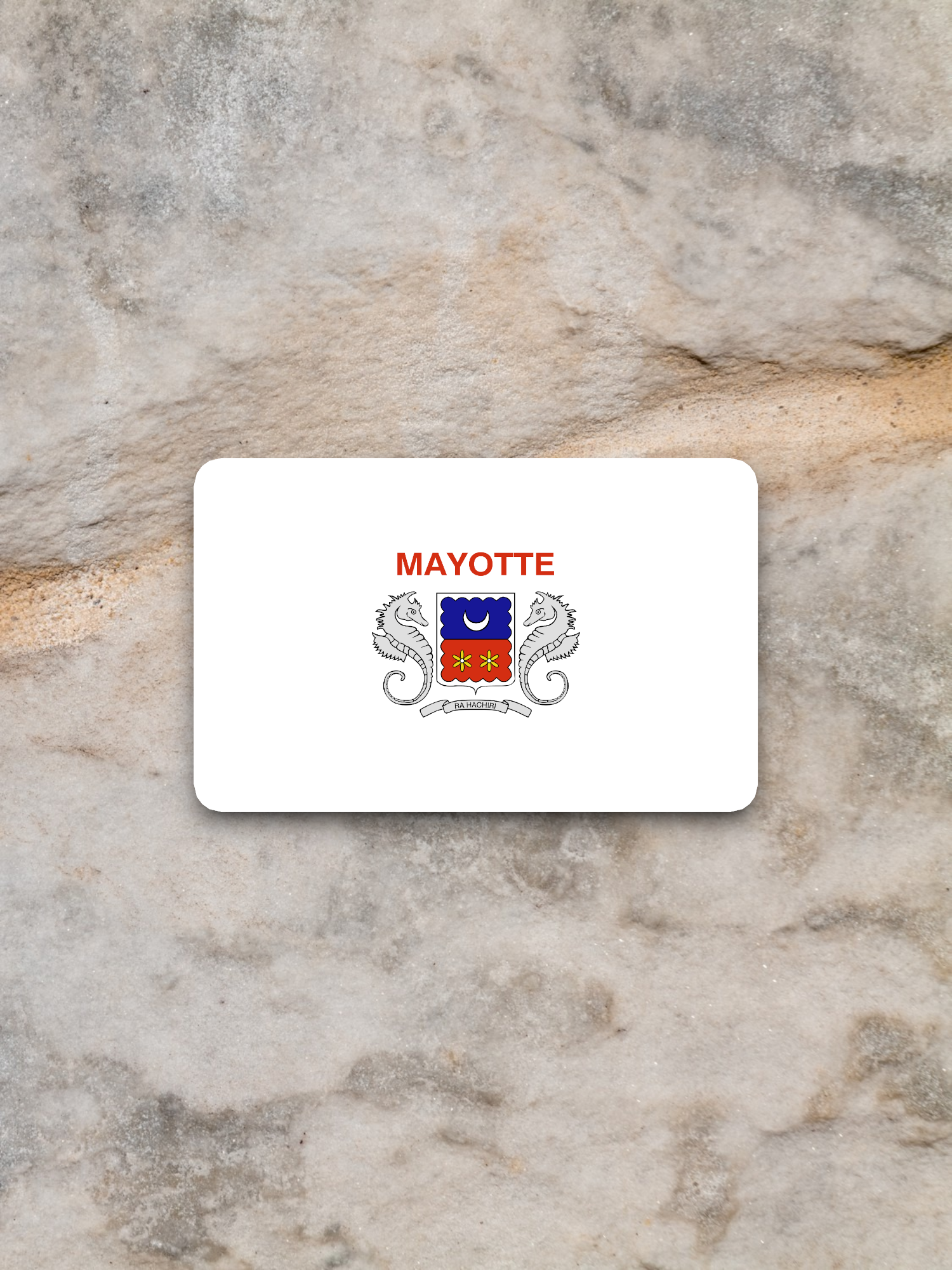Mayotte Flag - International Country Flag Sticker