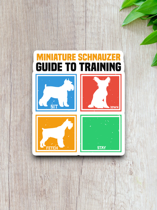 Miniature Schnauzer Guide to Training Sticker