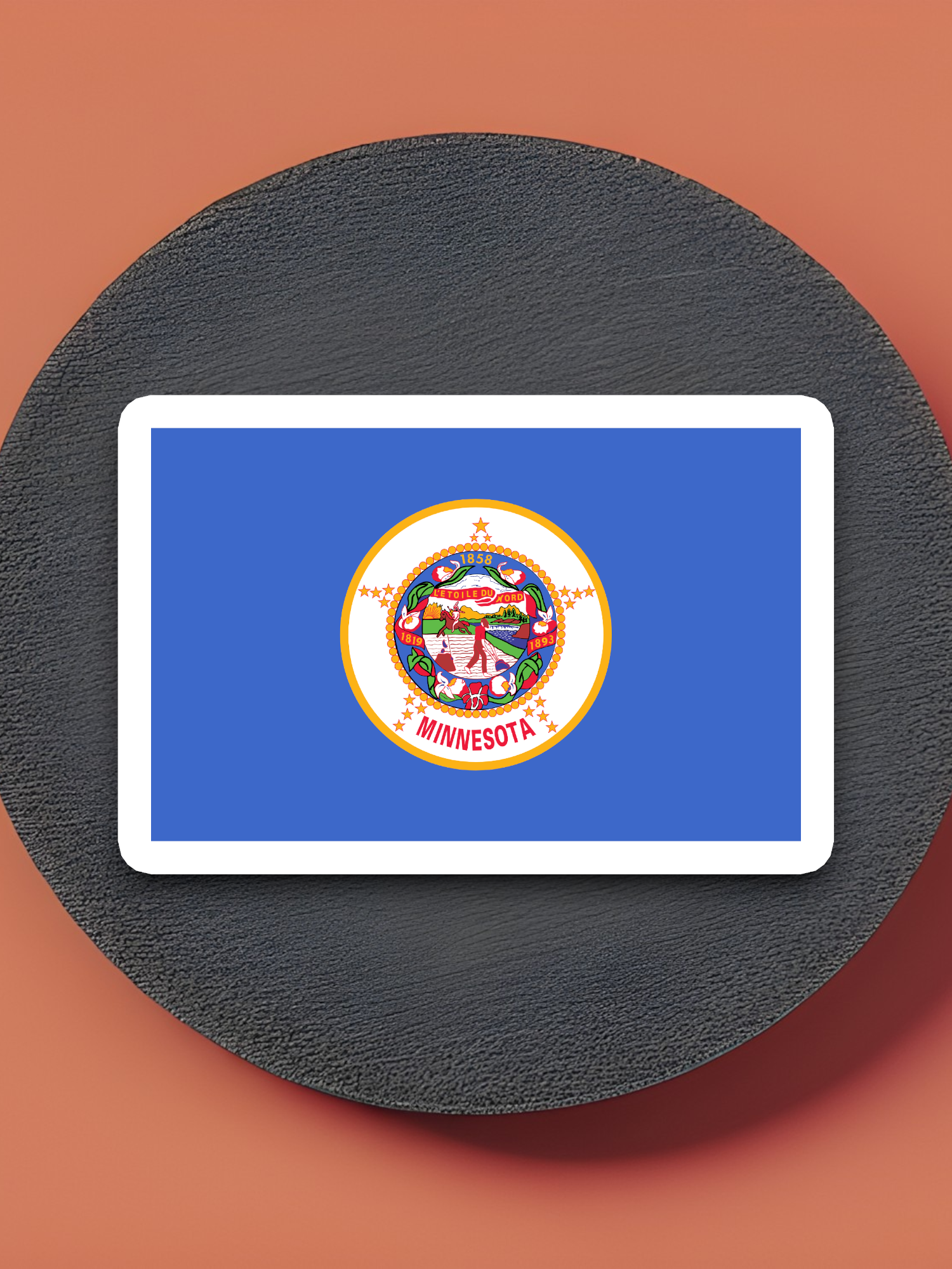 Minnesota Flag - State Flag Sticker