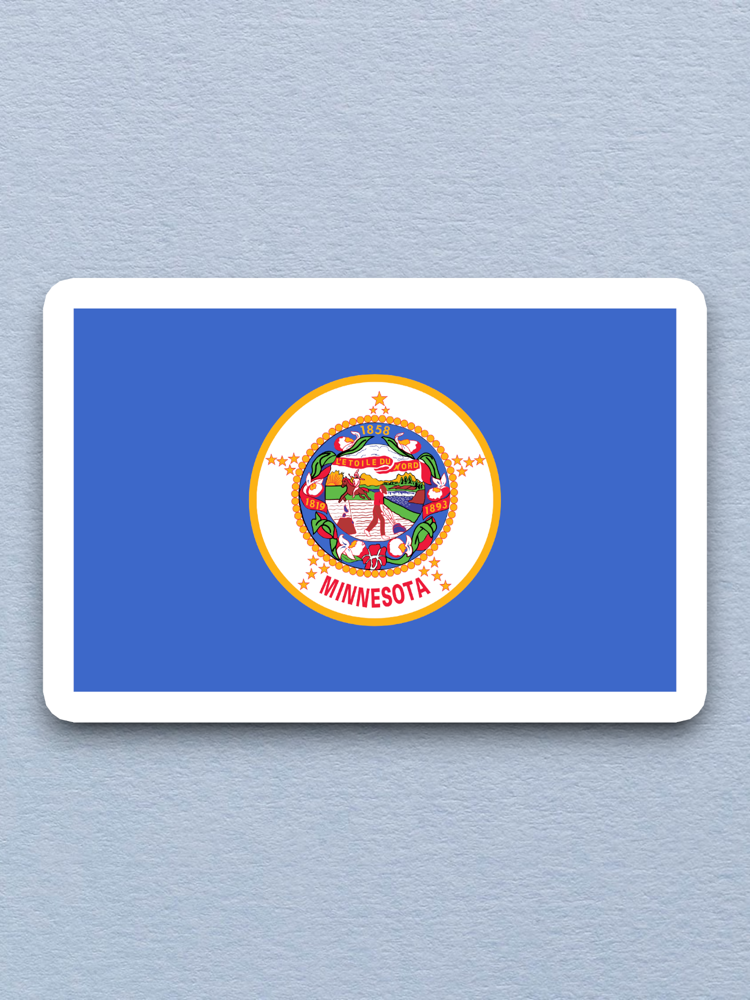 Minnesota Flag - State Flag Sticker