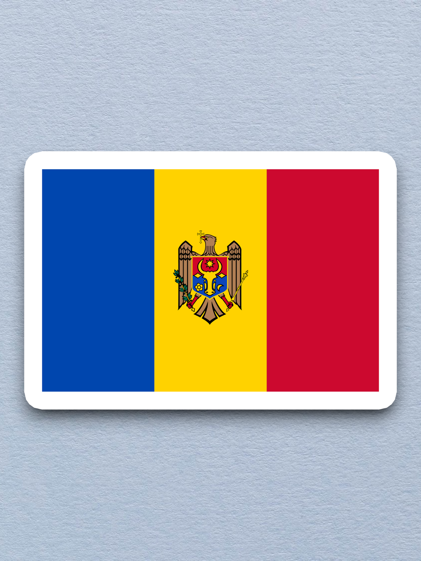 Moldova Flag - International Country Flag Sticker