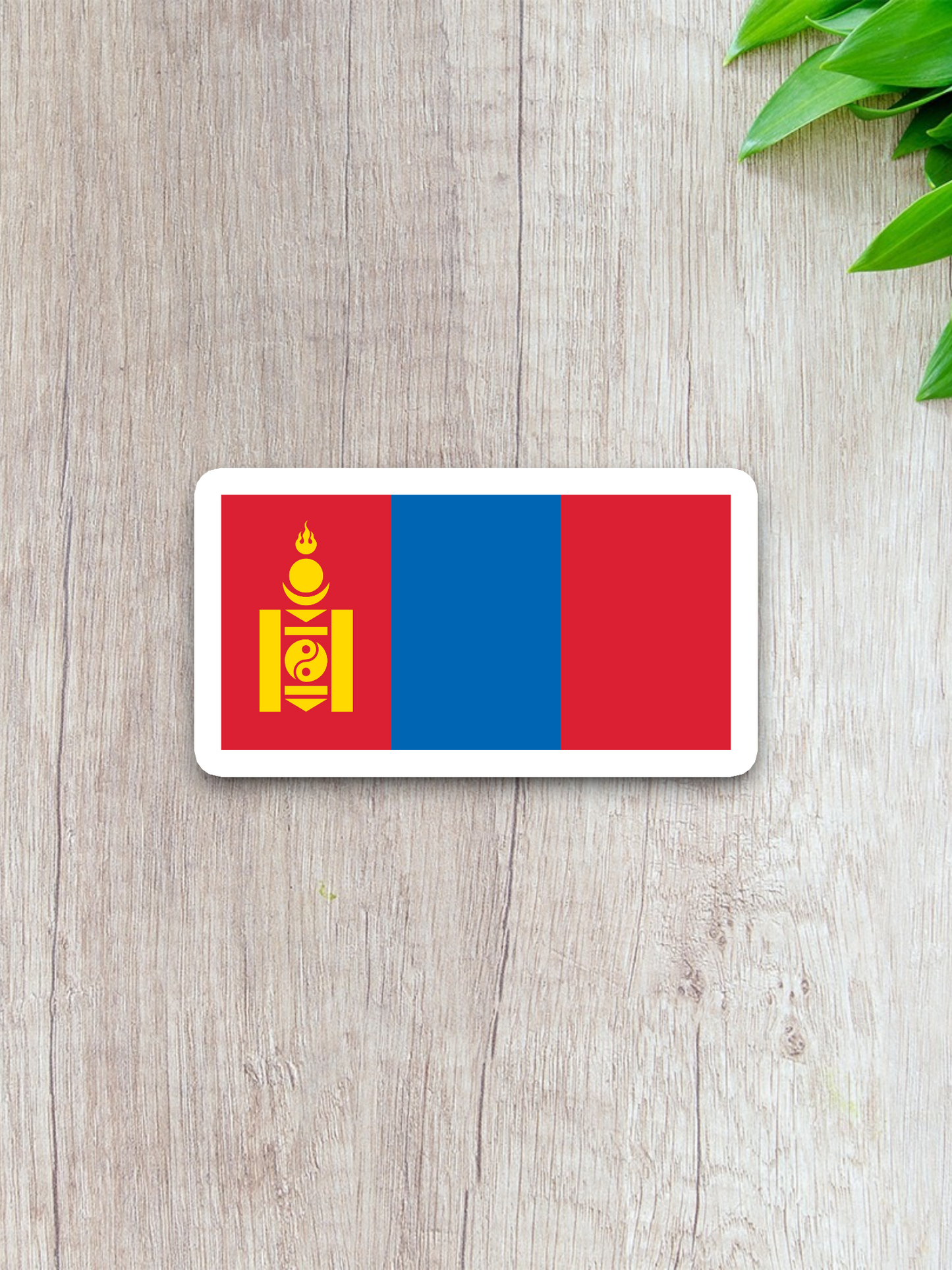 Mongolia Flag - International Country Flag Sticker