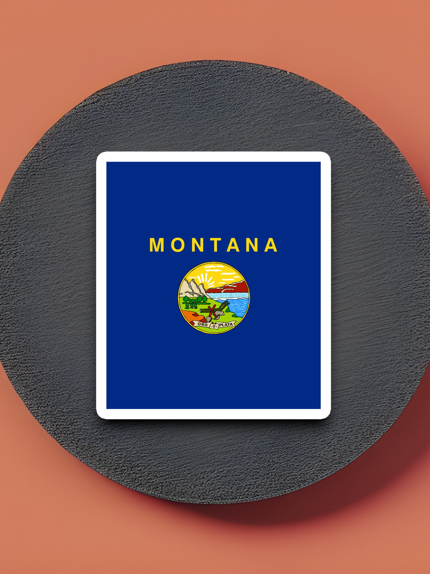 Montana Flag - State Flag Sticker