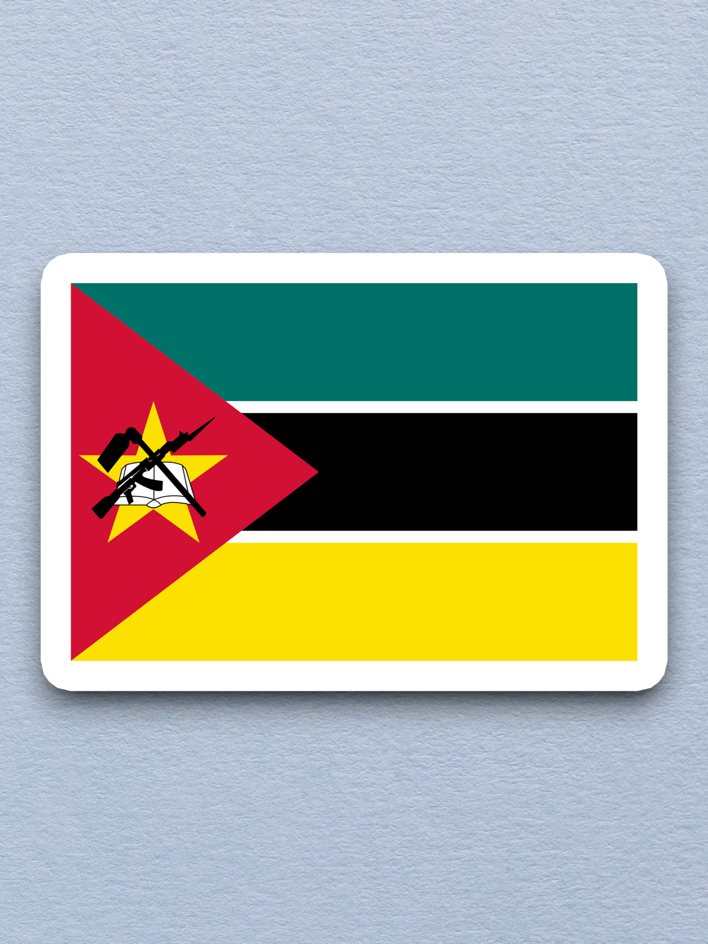 Mozambique Flag - International Country Flag Sticker