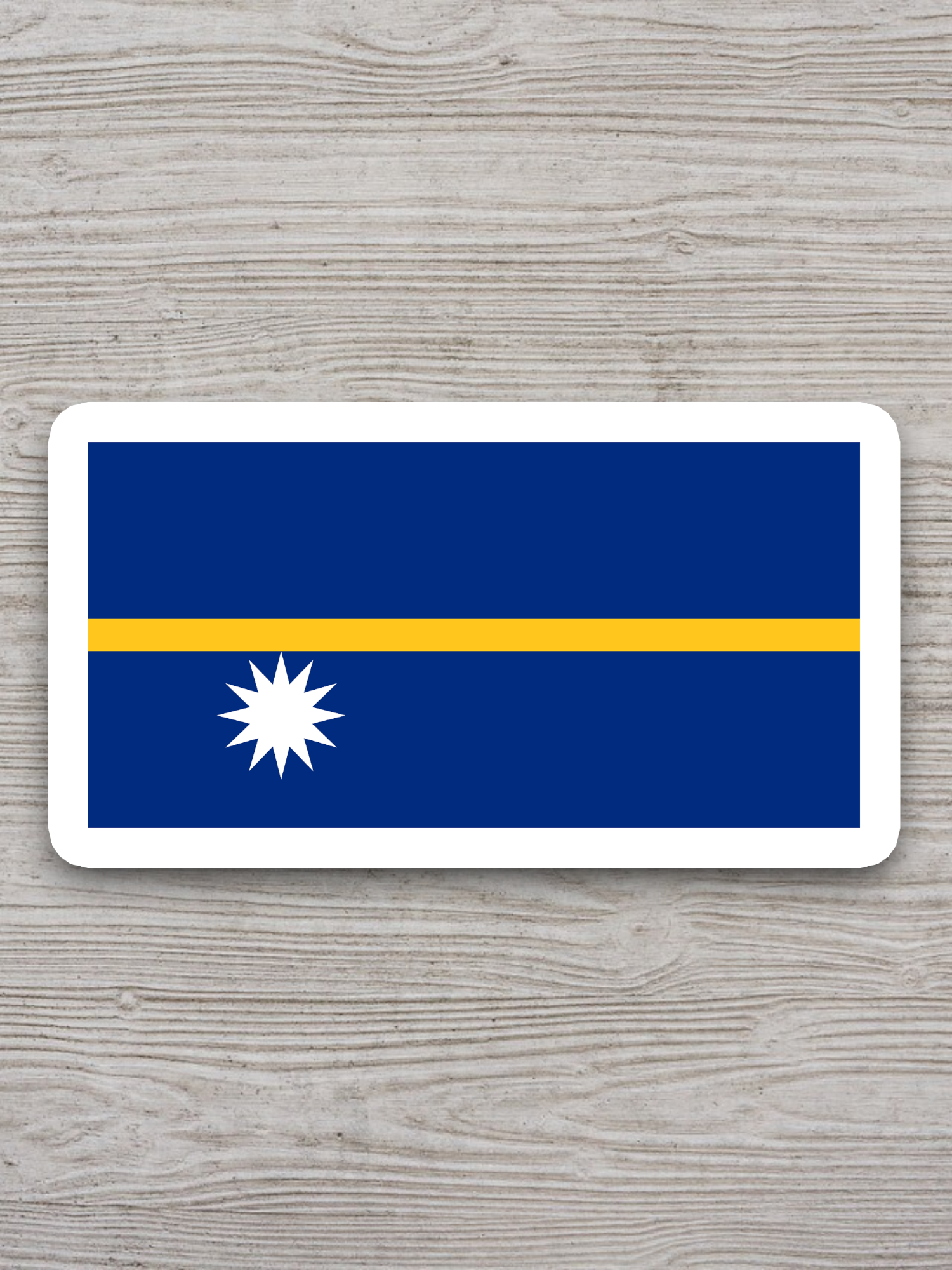 Nauru Flag - International Country Flag Sticker