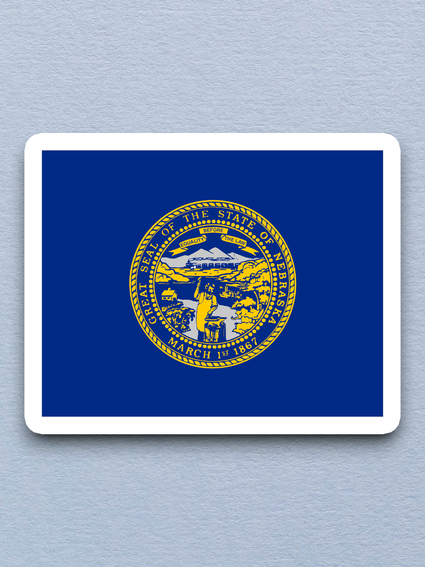 Nebraska Flag - State Flag Sticker