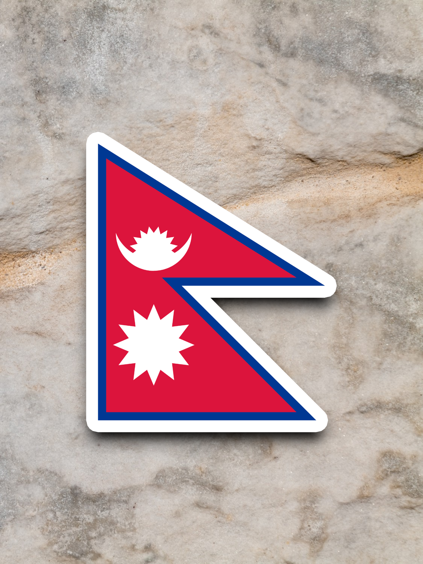 Nepal Flag - International Country Flag Sticker
