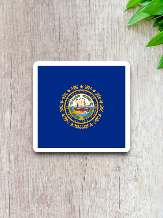 New Hampshire Flag - State Flag Sticker