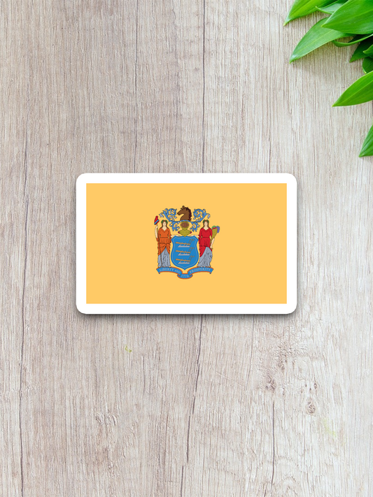 New Jersey Flag - State Flag Sticker