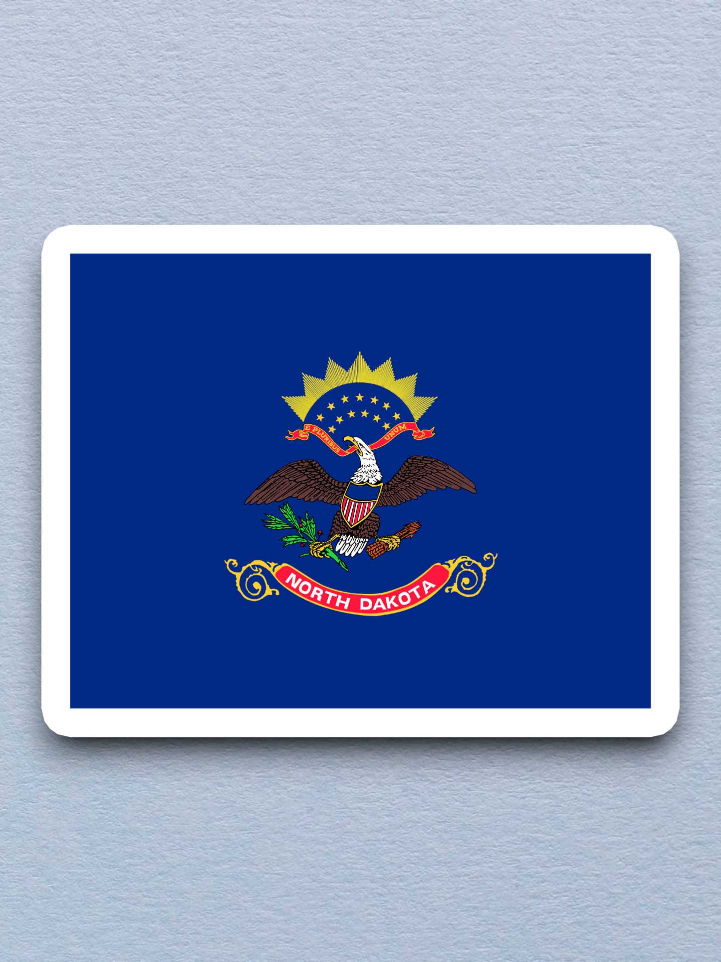 North Dakota Flag - State Flag Sticker