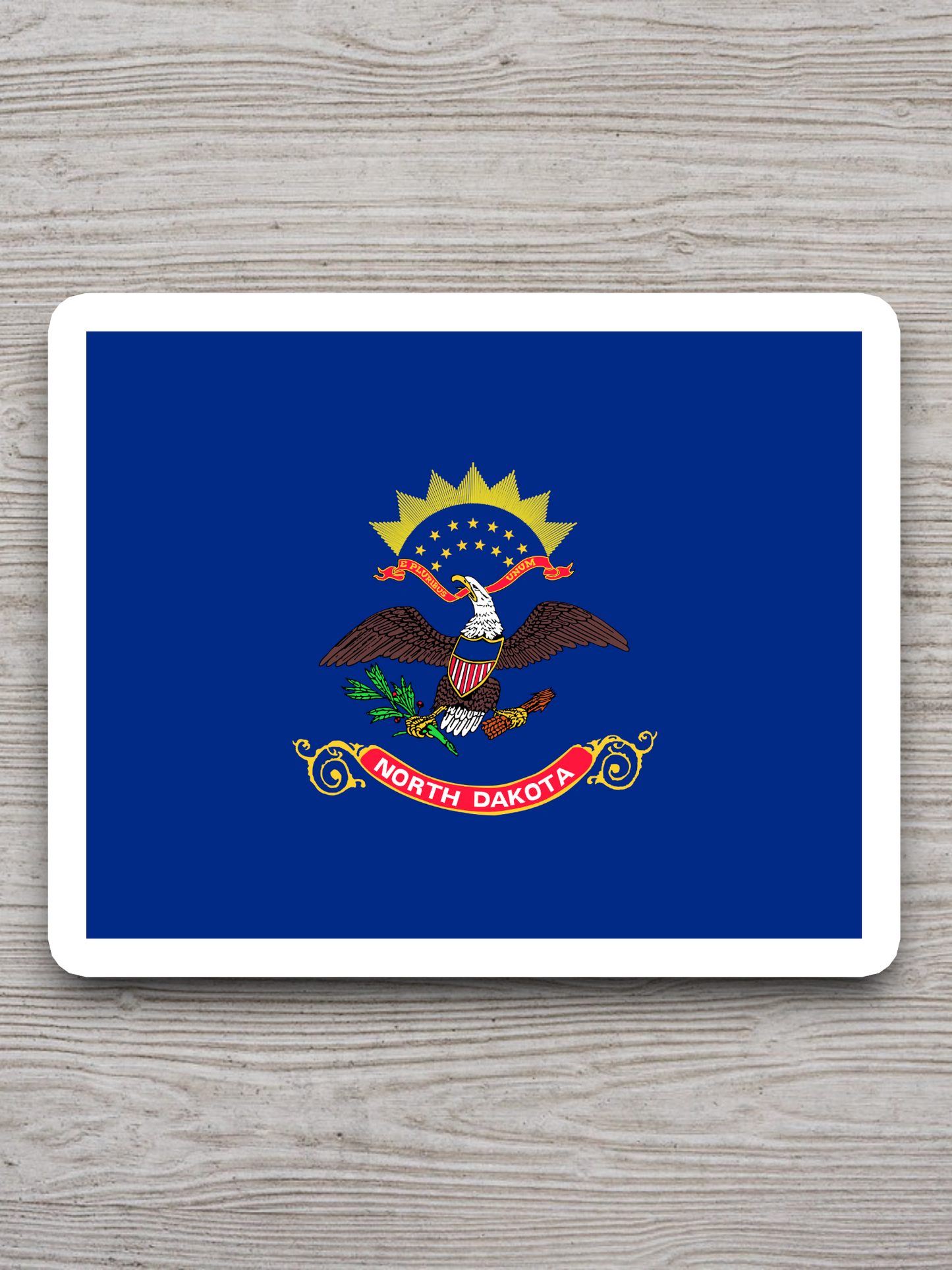 North Dakota Flag - State Flag Sticker