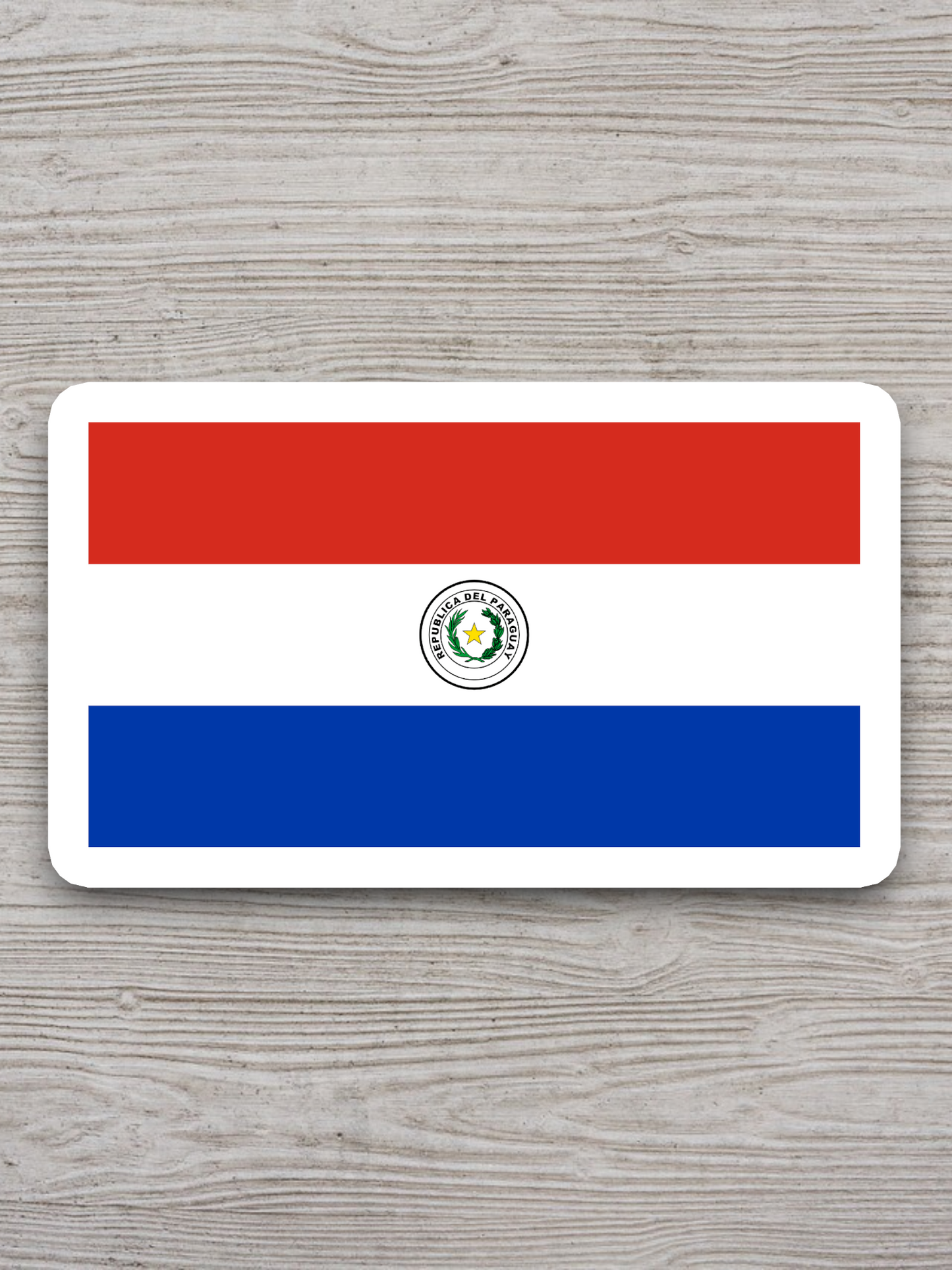 Paraguay Flag - International Country Flag Sticker