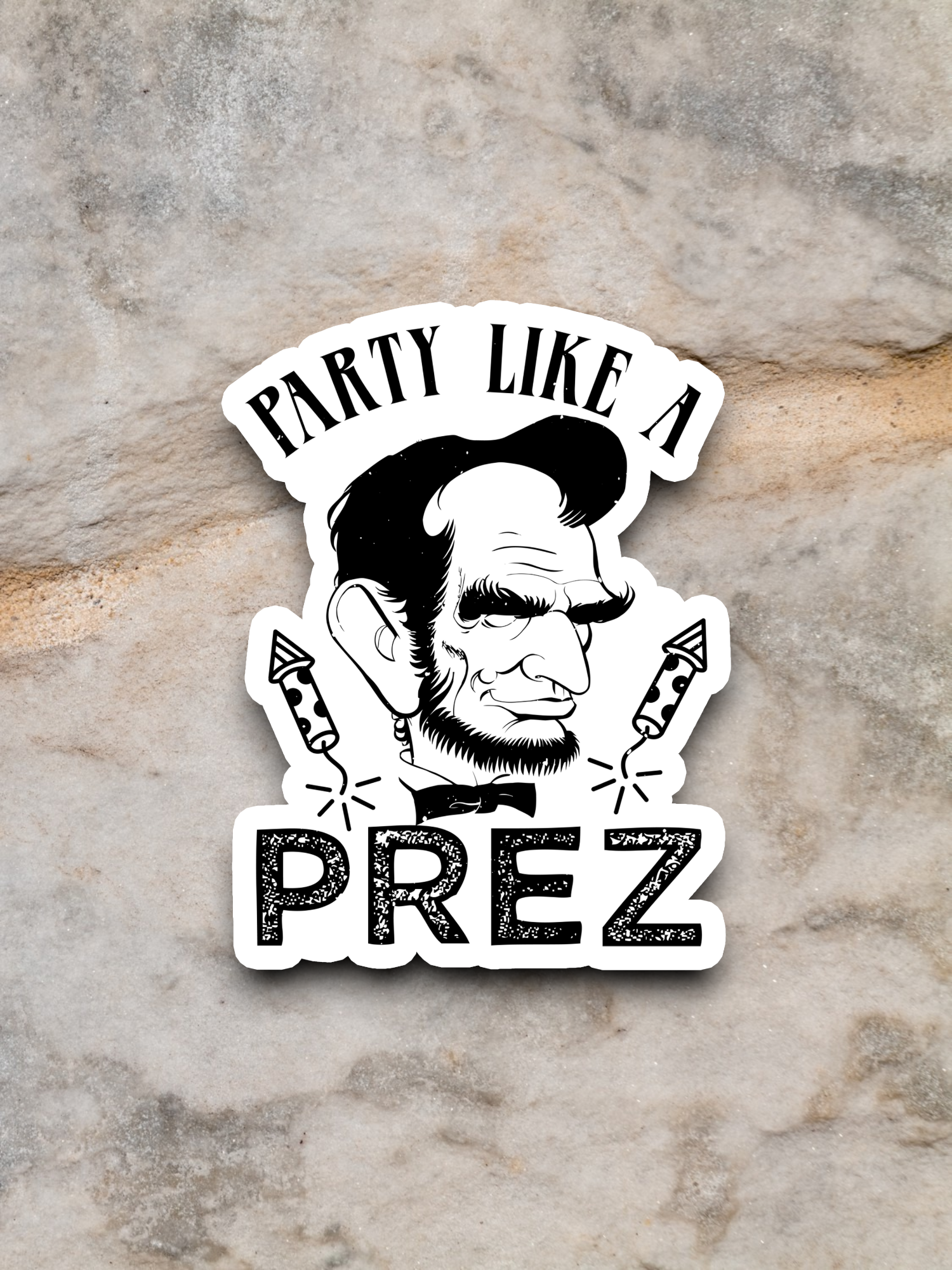 Party Like a Prez Holiday Sticker