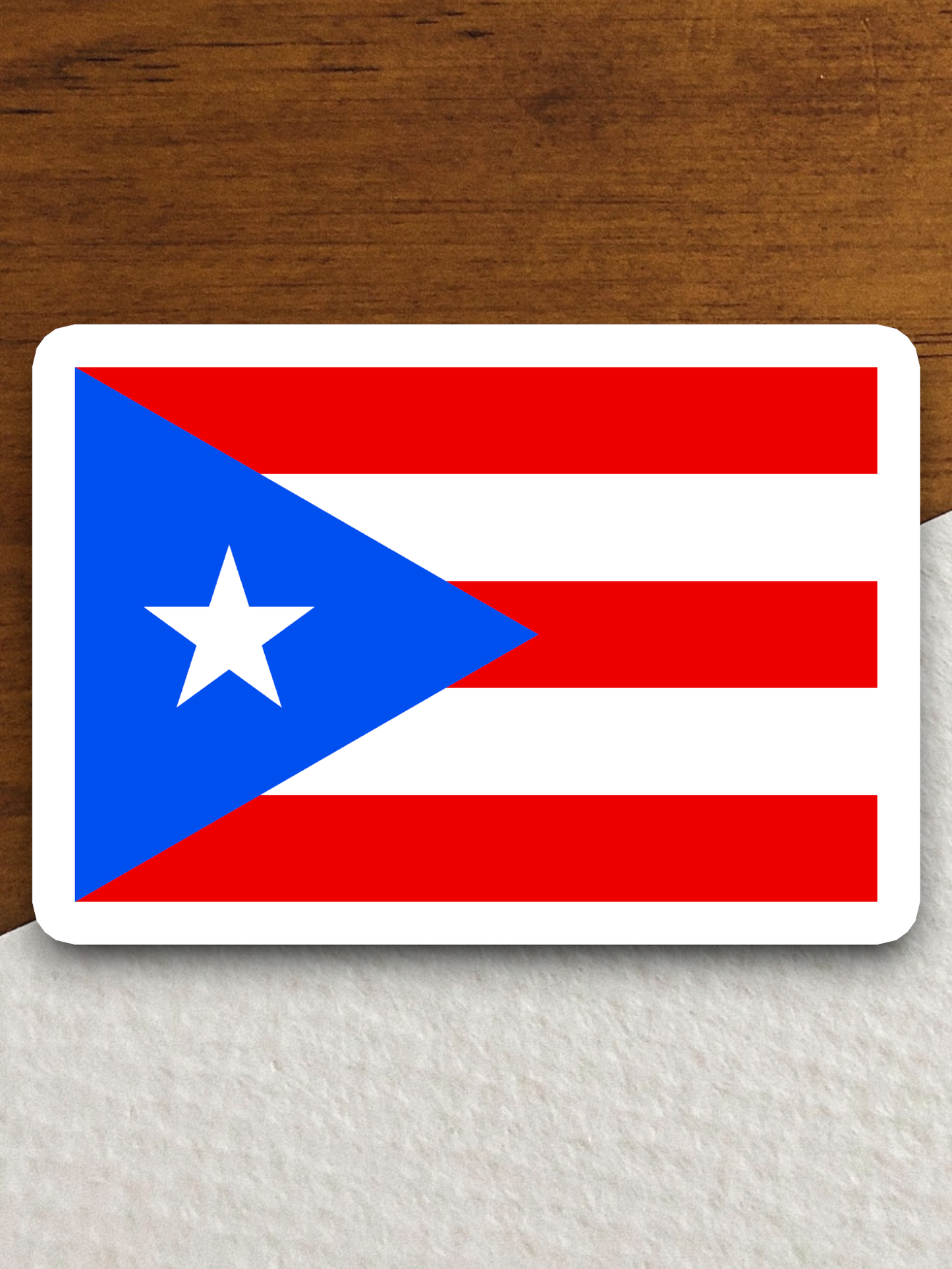 Puerto Rico Flag - International Country Flag Sticker