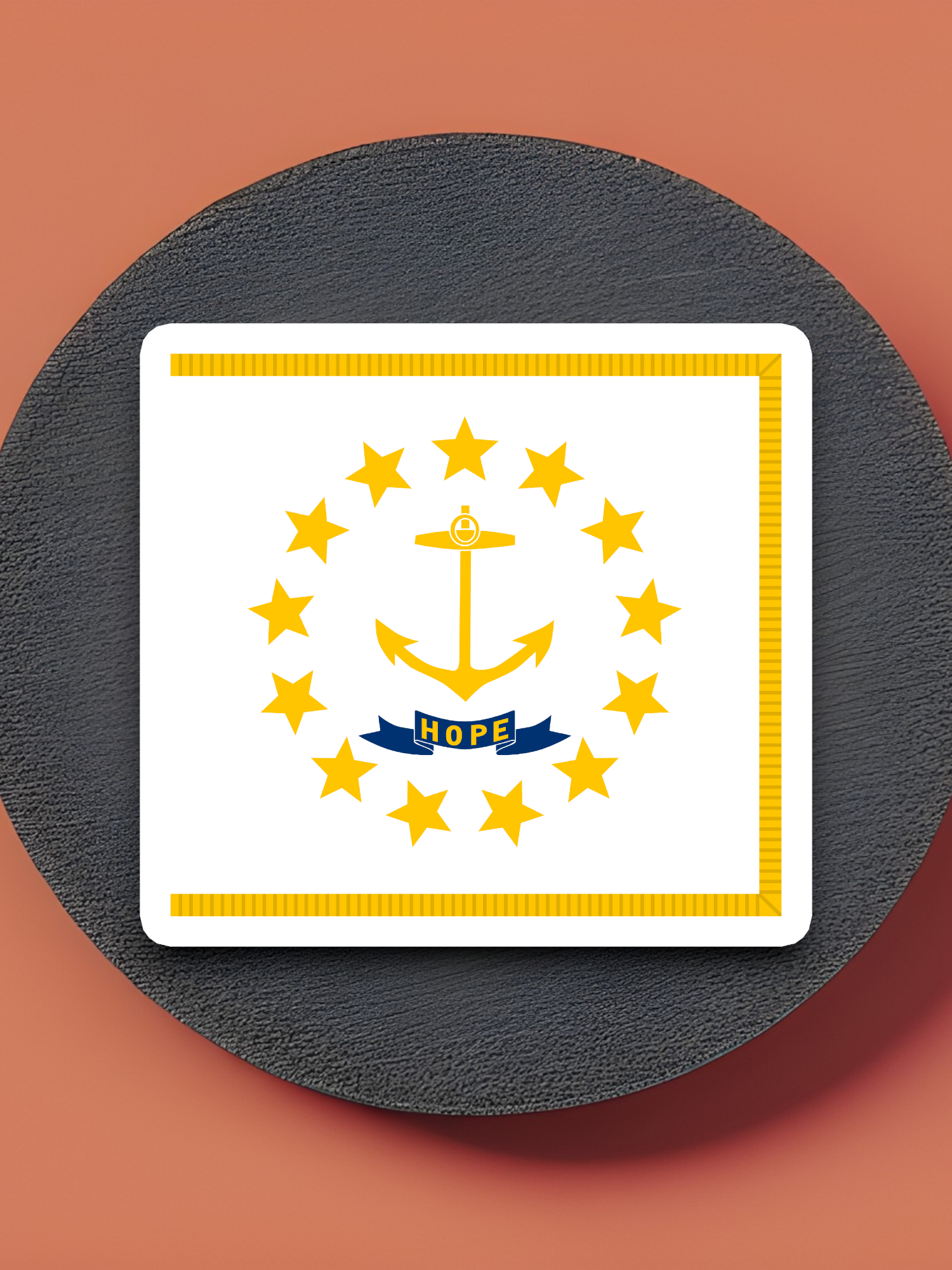 Rhode Island Flag - State Flag Sticker