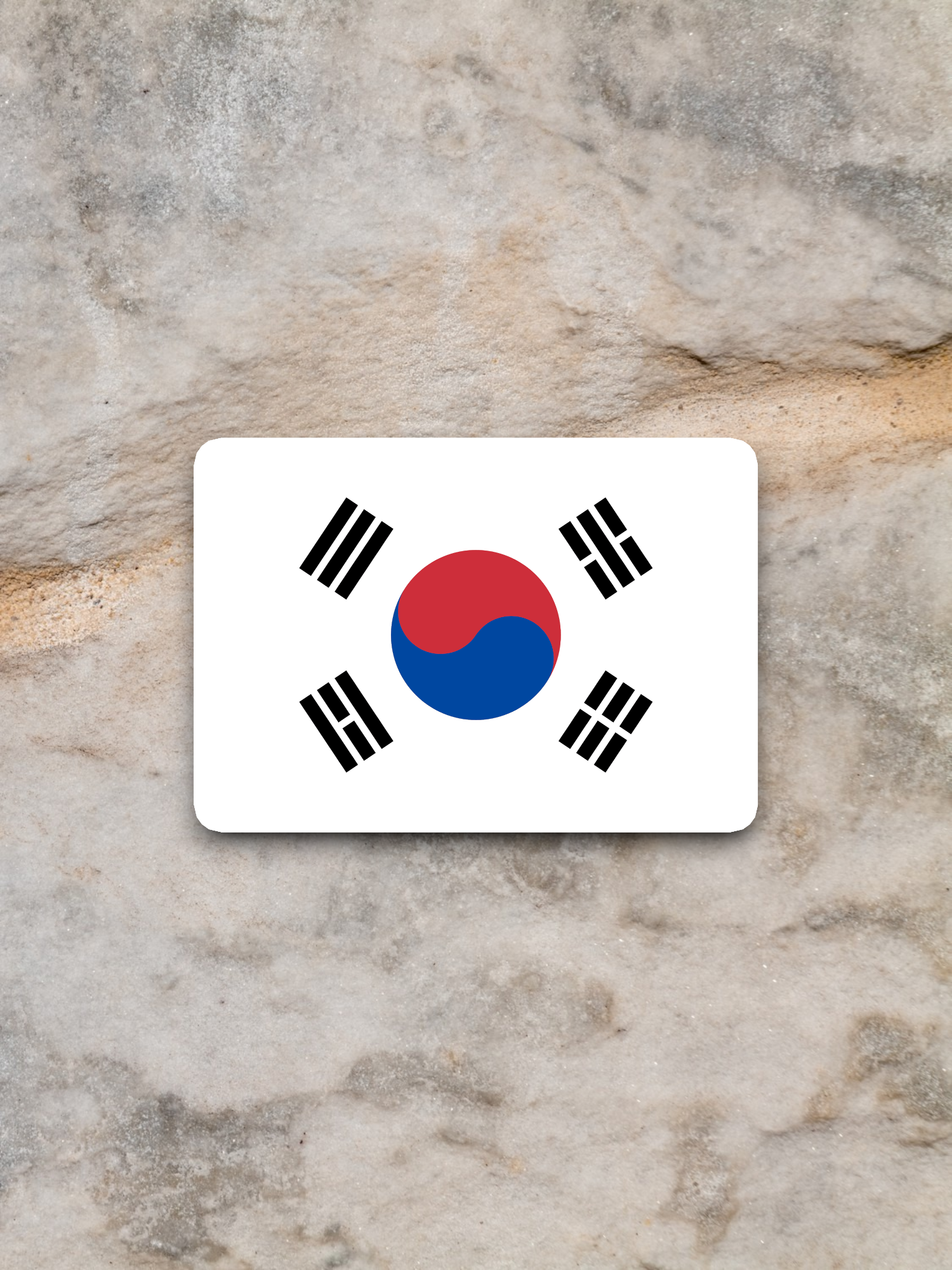 South Korea Flag - International Country Flag Sticker