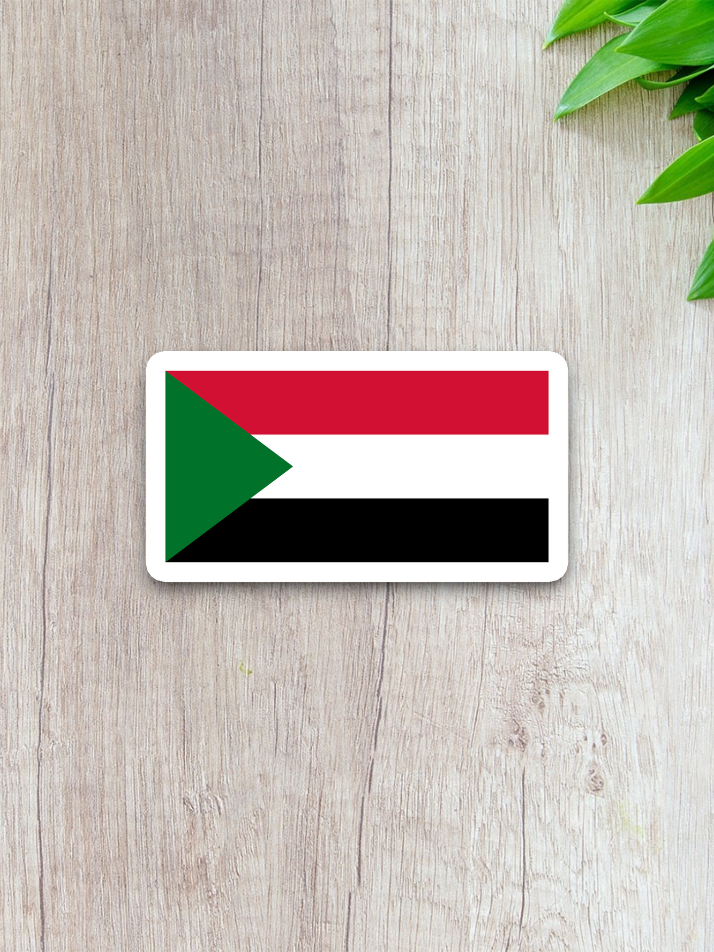 Sudan Flag - International Country Flag Sticker