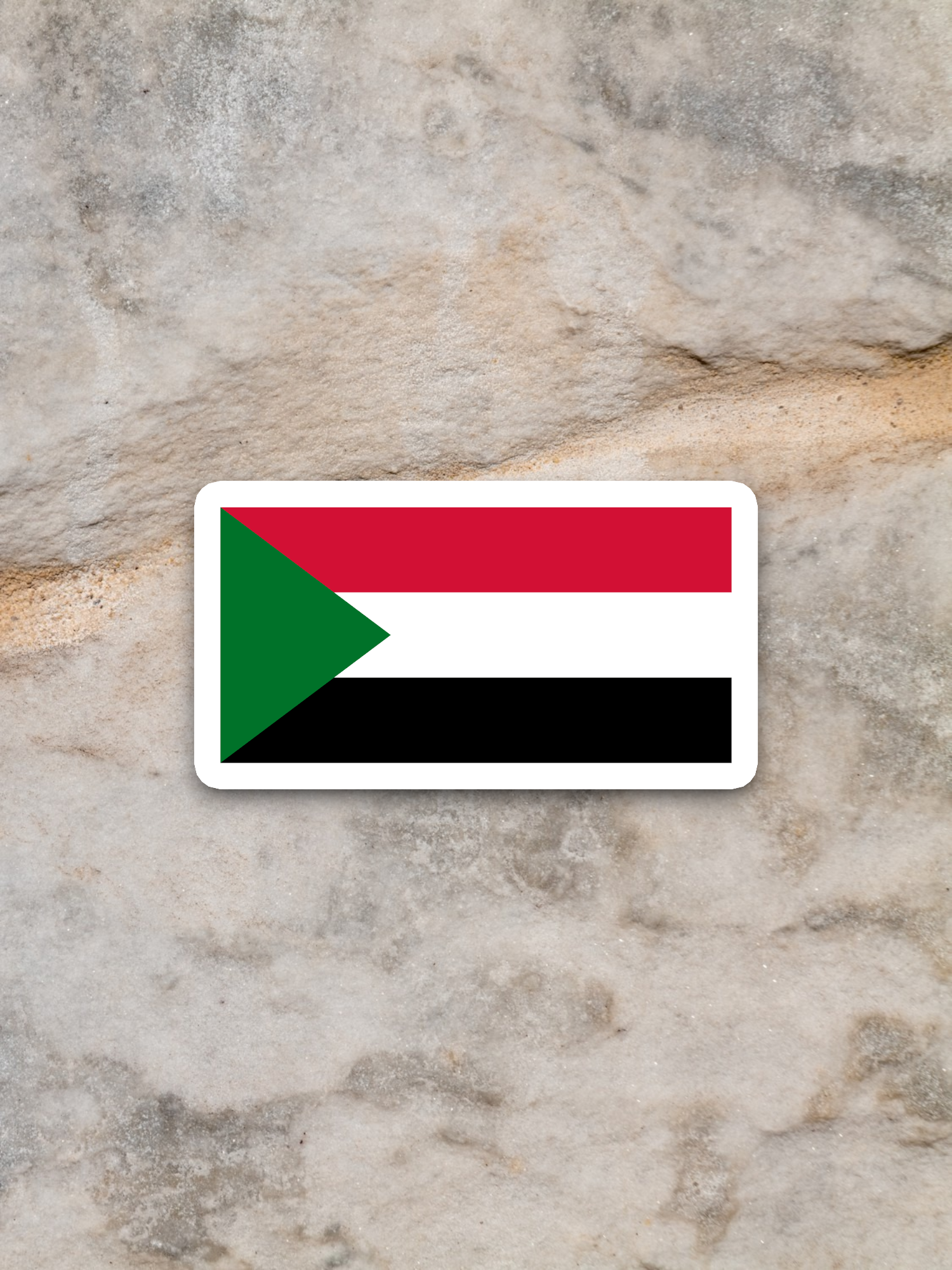 Sudan Flag - International Country Flag Sticker