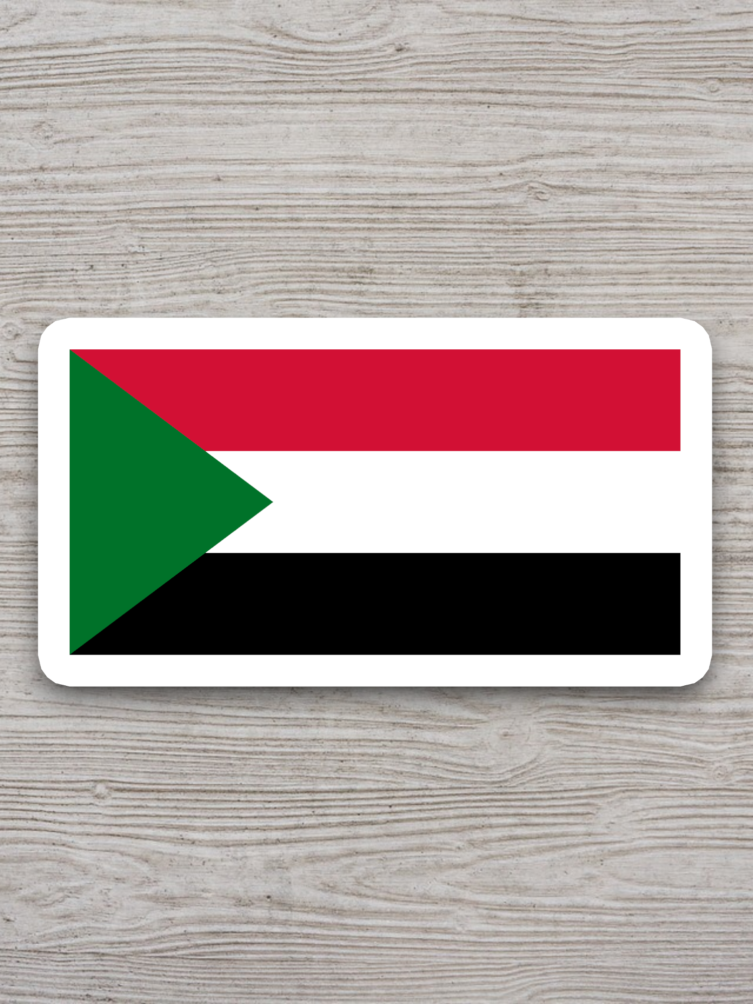 Sudan Flag - International Country Flag Sticker