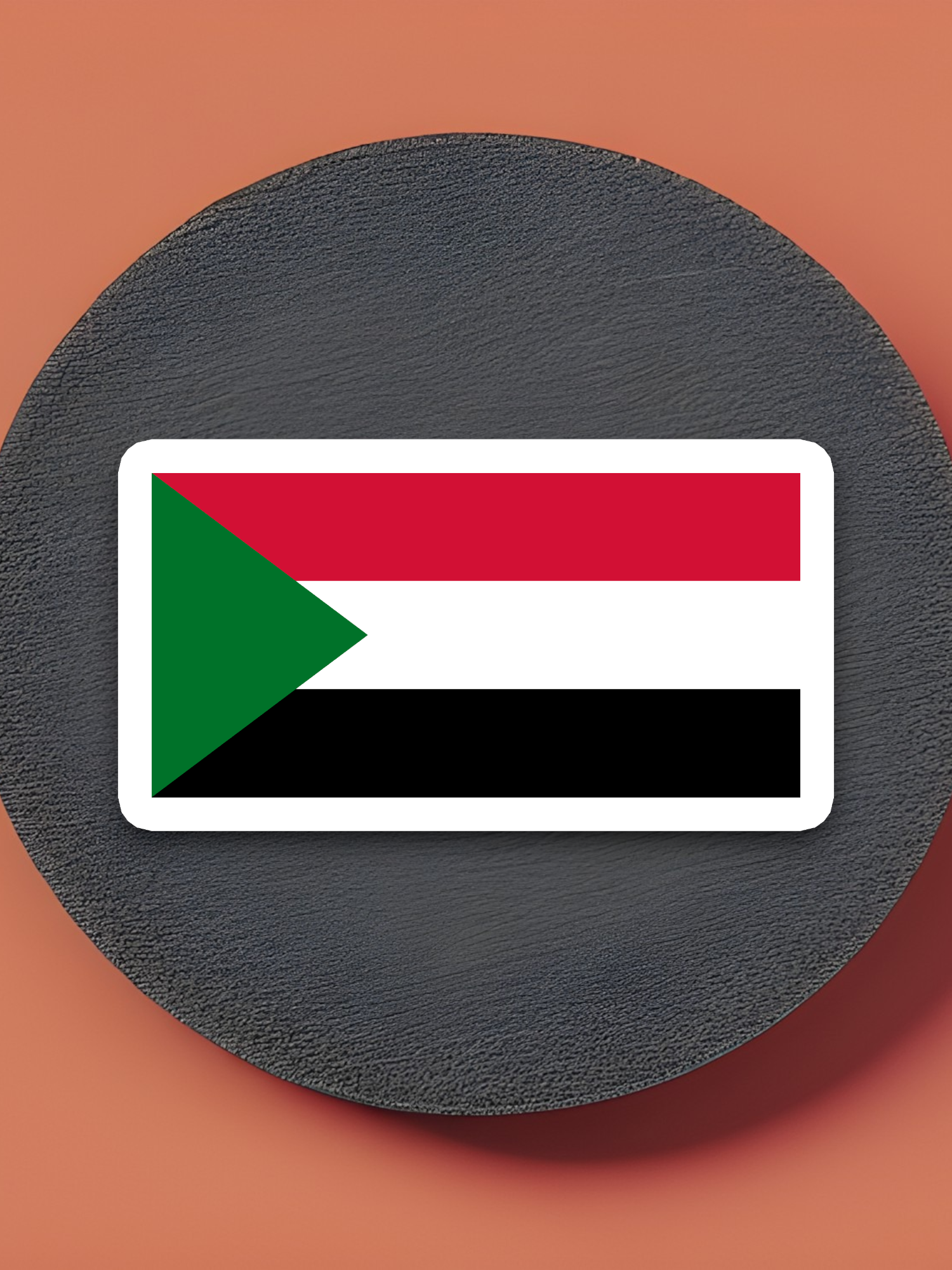 Sudan Flag - International Country Flag Sticker