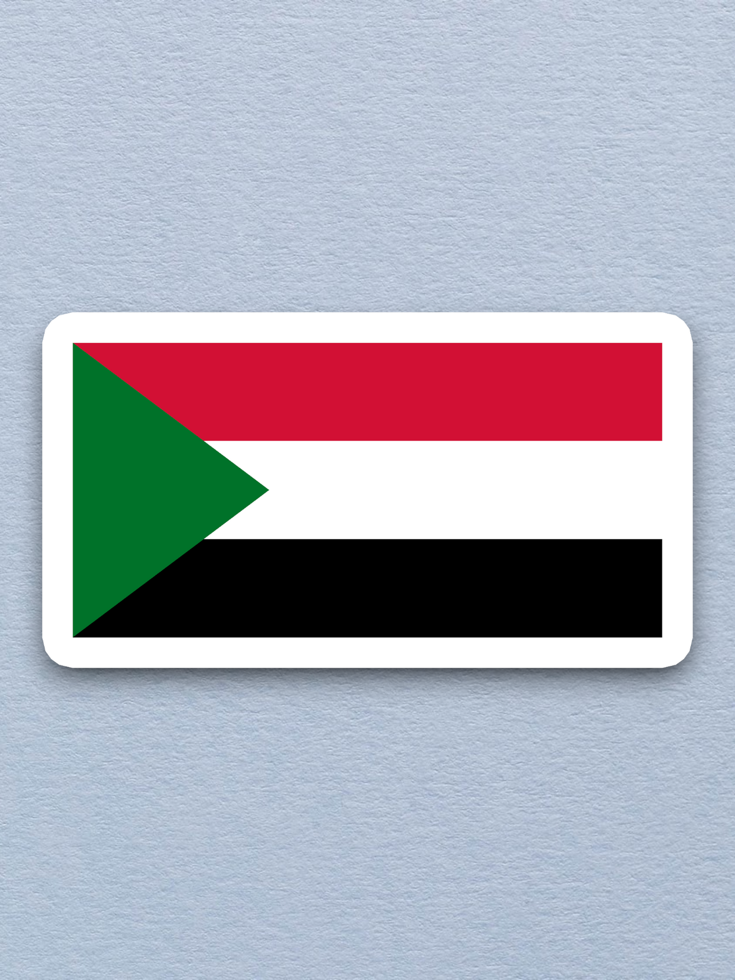 Sudan Flag - International Country Flag Sticker