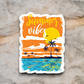 Summer Vibes Travel Sticker