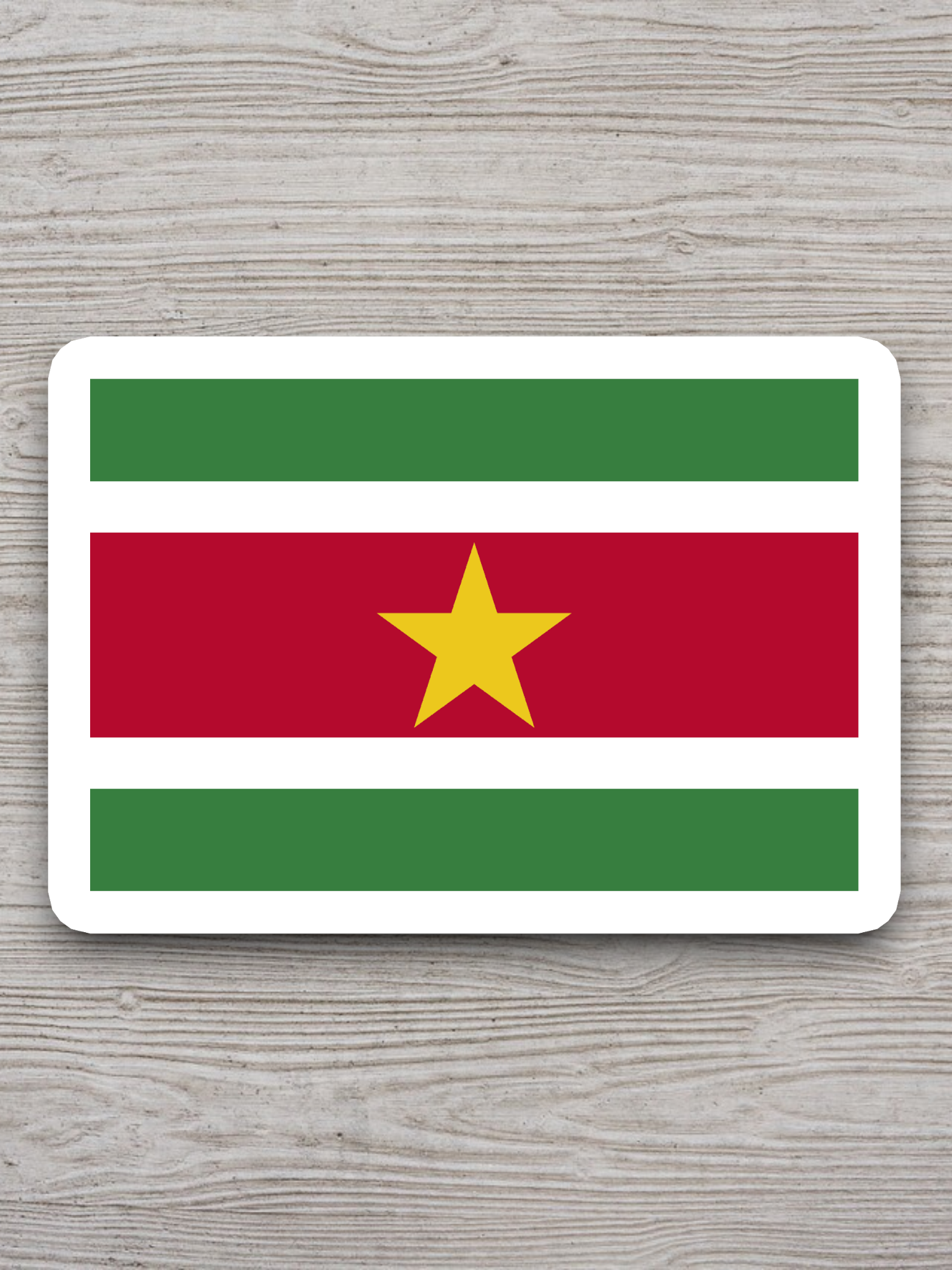 Suriname Flag - International Country Flag Sticker