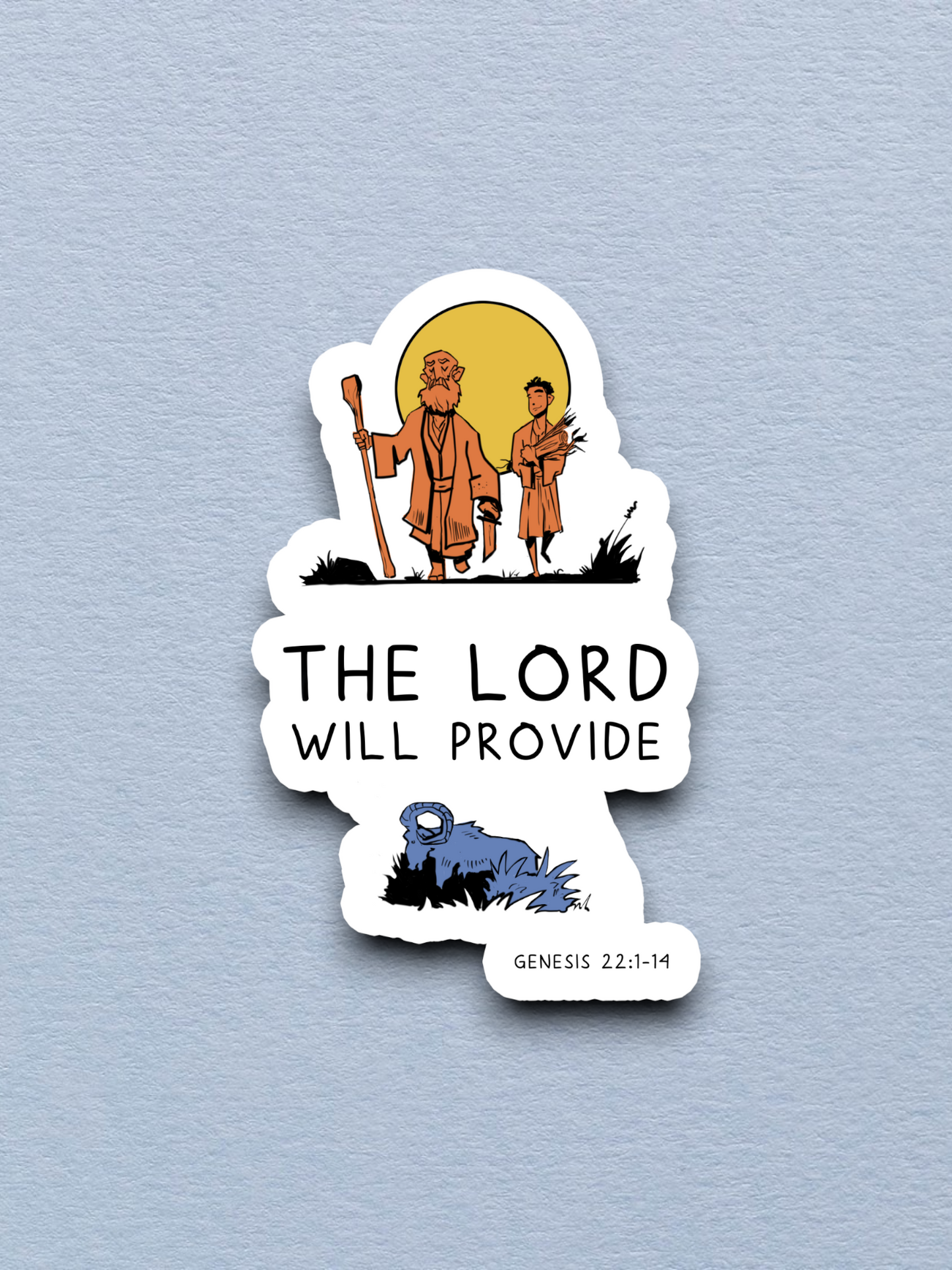 The Lord Will Provide Faith Sticker