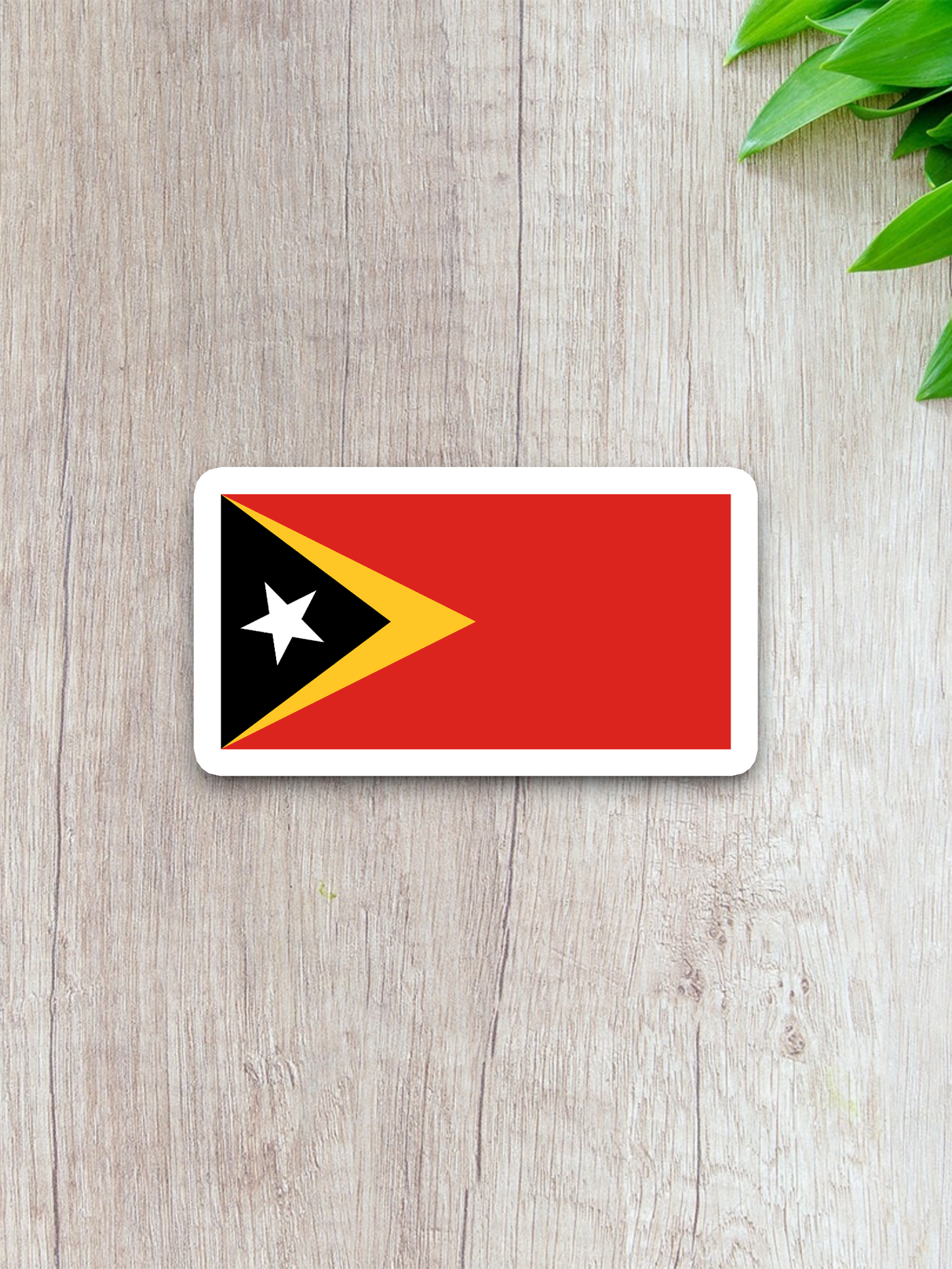 Timor-Leste Flag - International Country Flag Sticker